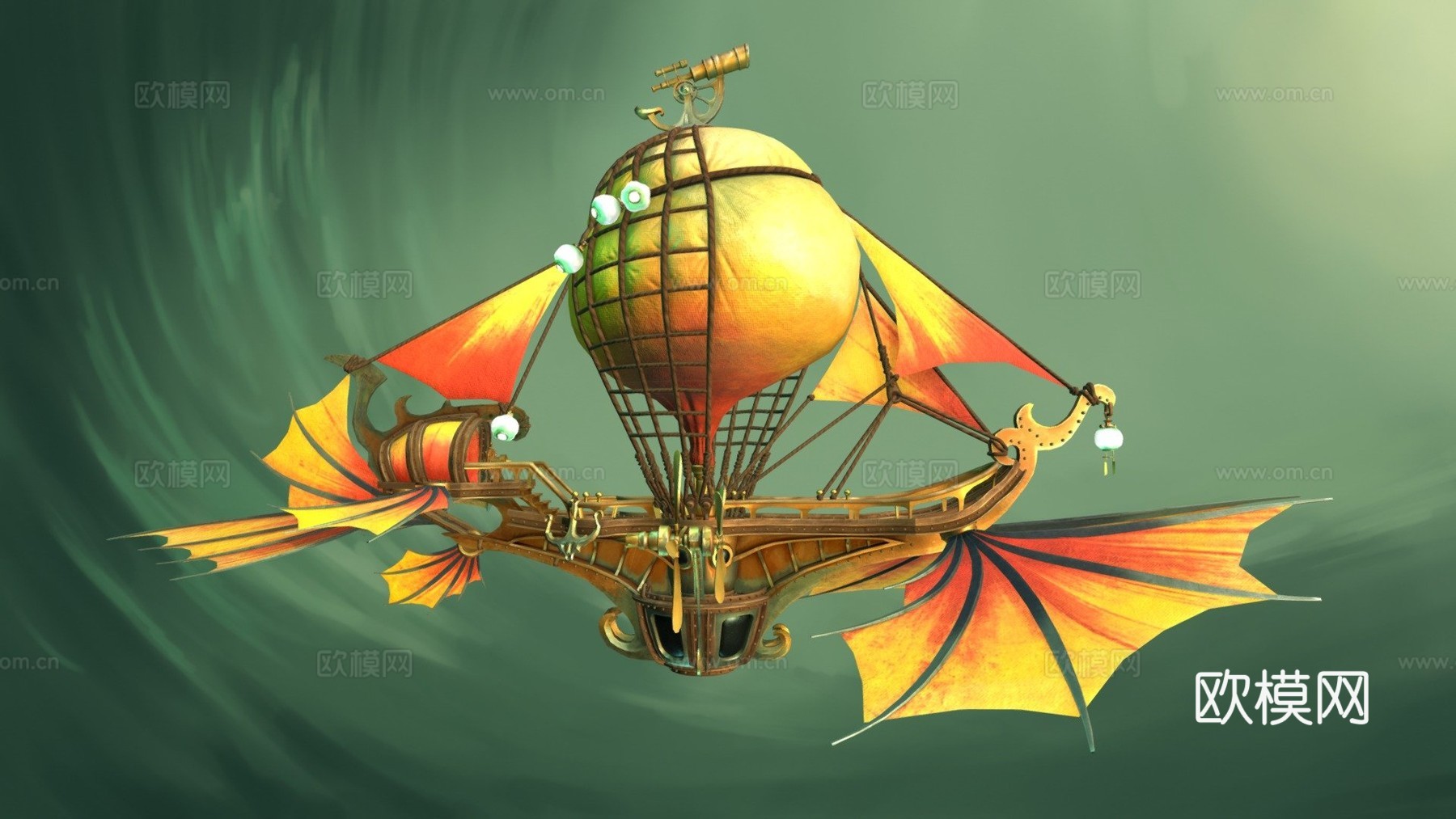 桃色气球（礼物）su模型