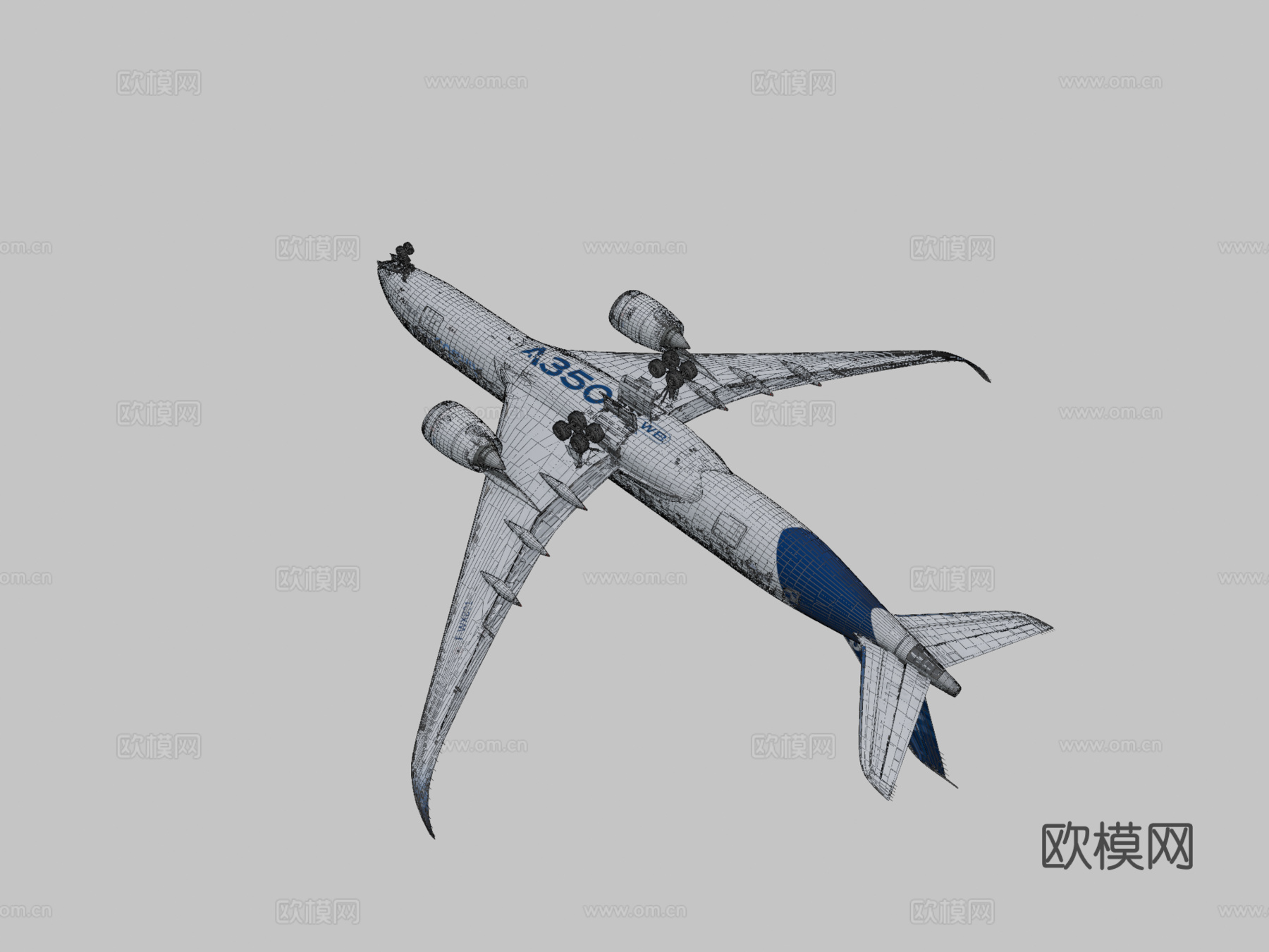 空客A350 900su模型