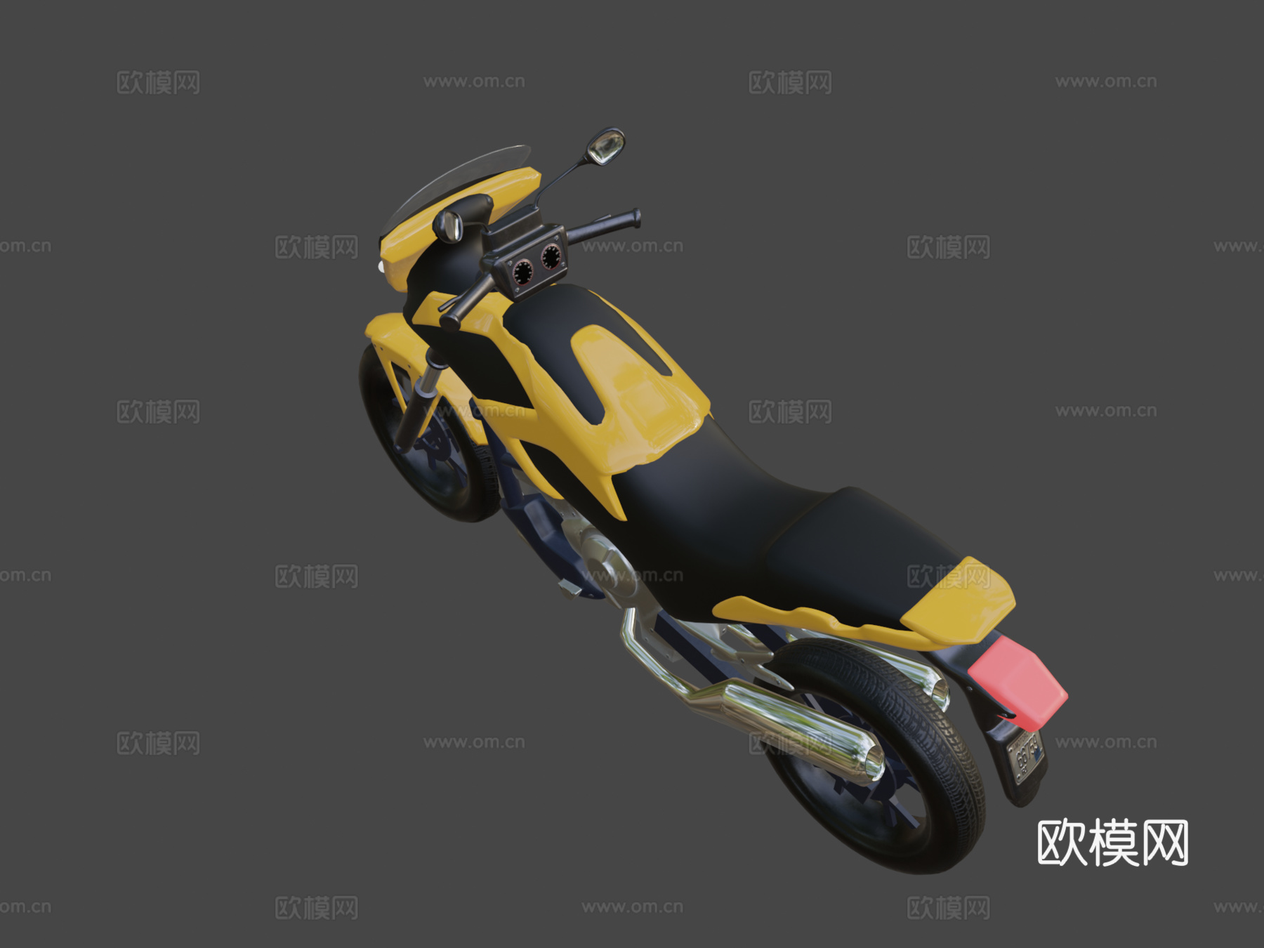 摩托车su模型