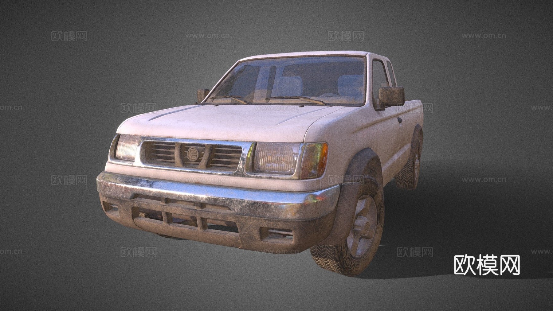 日产四驱车su模型