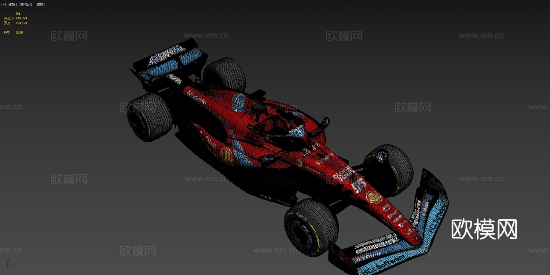 一级方程式法拉利SF-24su模型