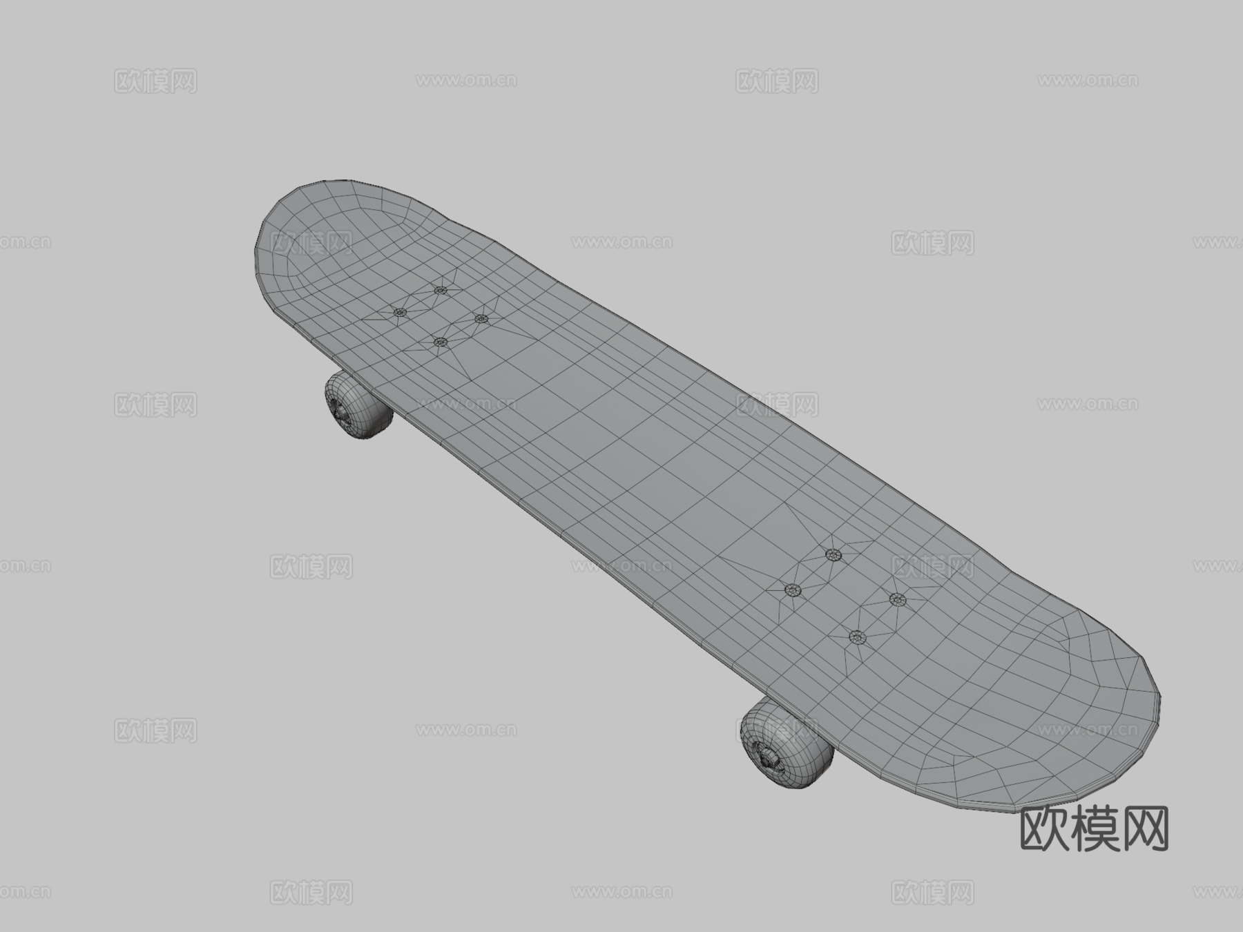 滑板模型su模型