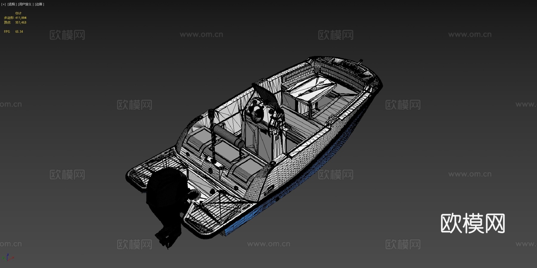 V2boats 50的3D模型su模型