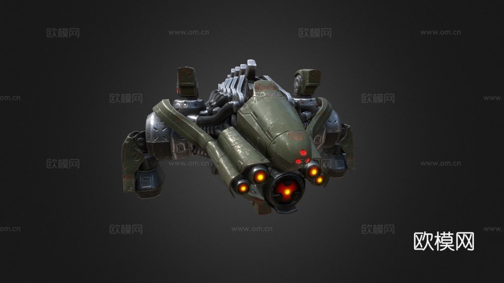 赛博无人机su模型