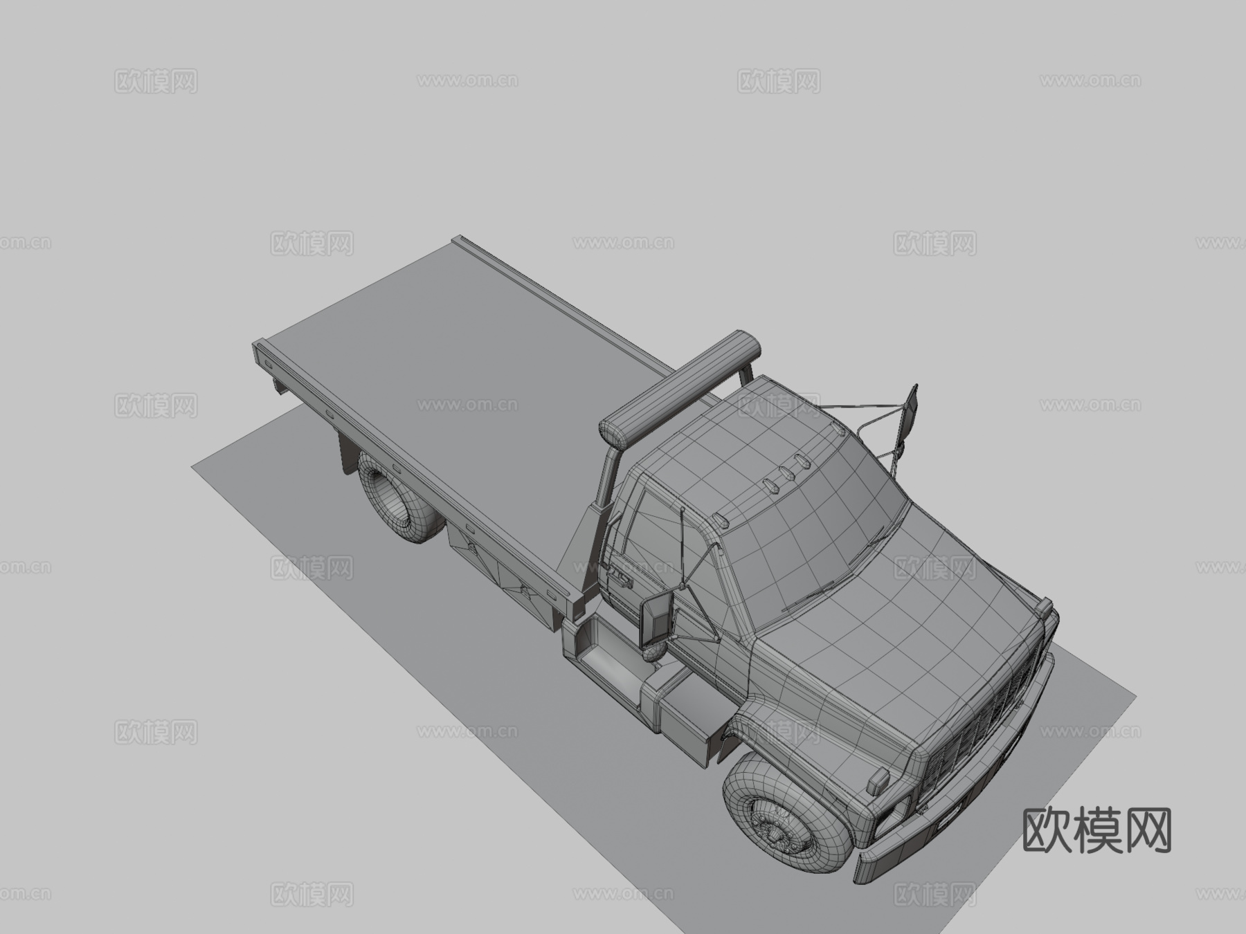 顶级踢卡车su模型