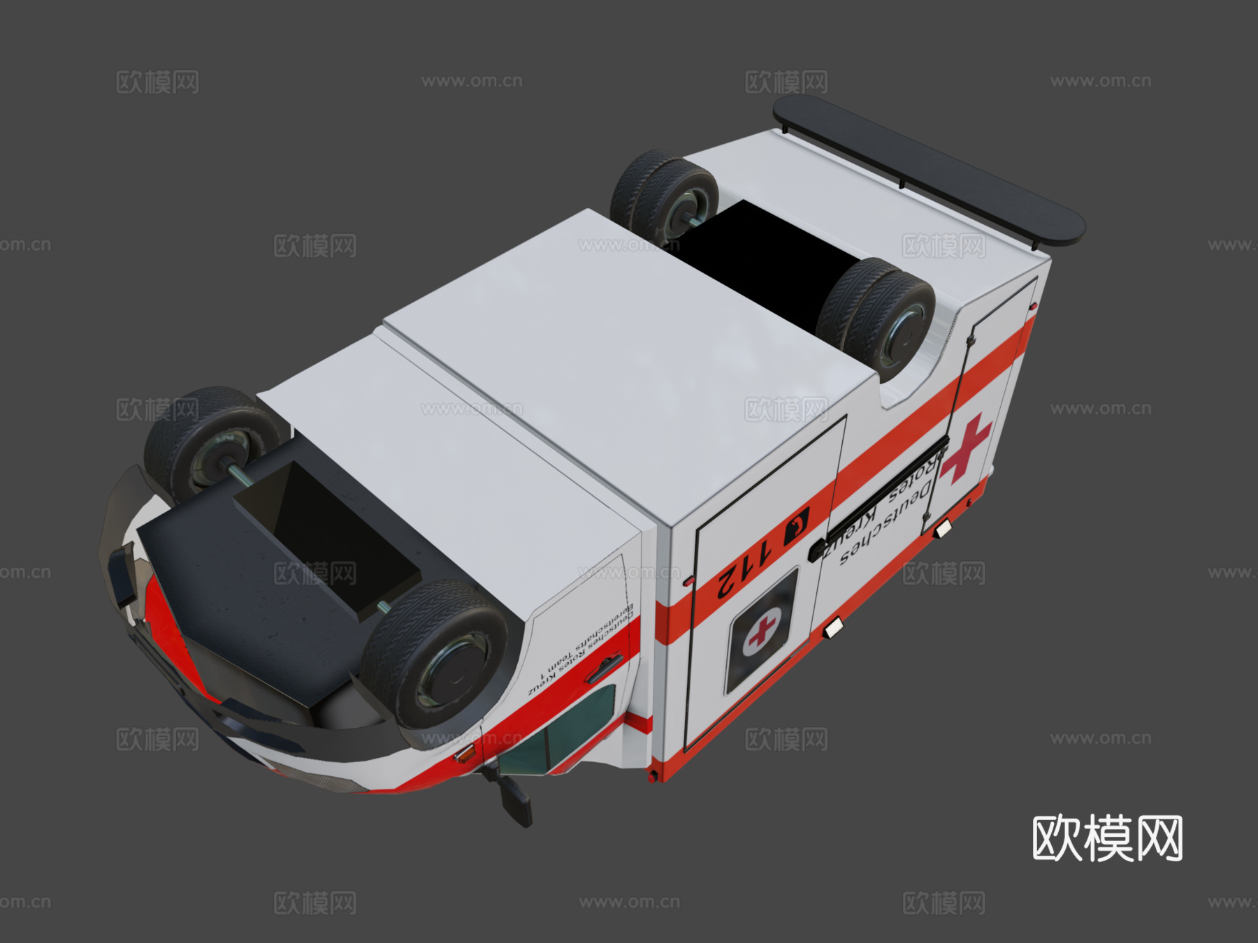 救援车 - 救护车 - 救护车su模型