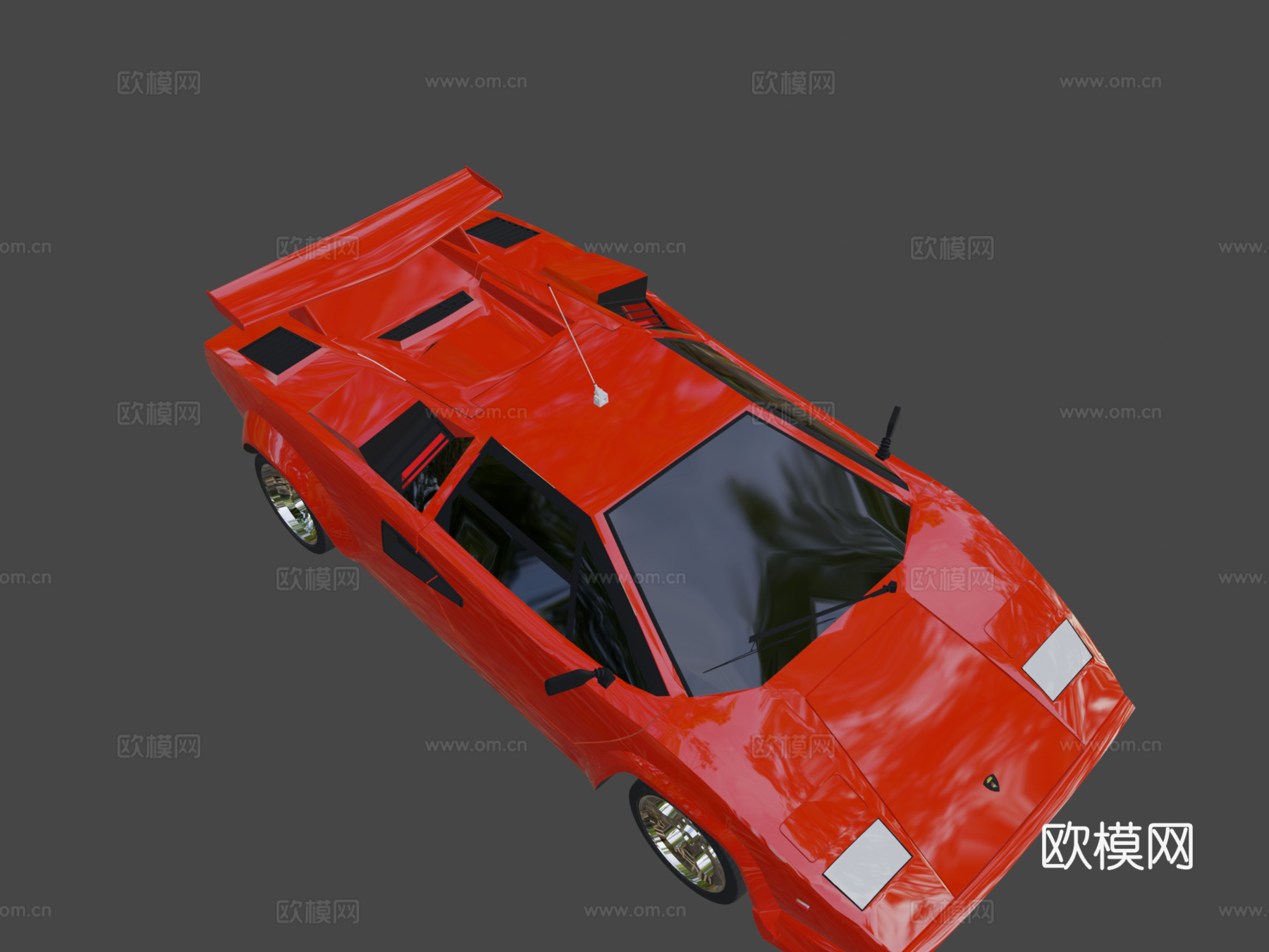 款兰博基尼Countachsu模型