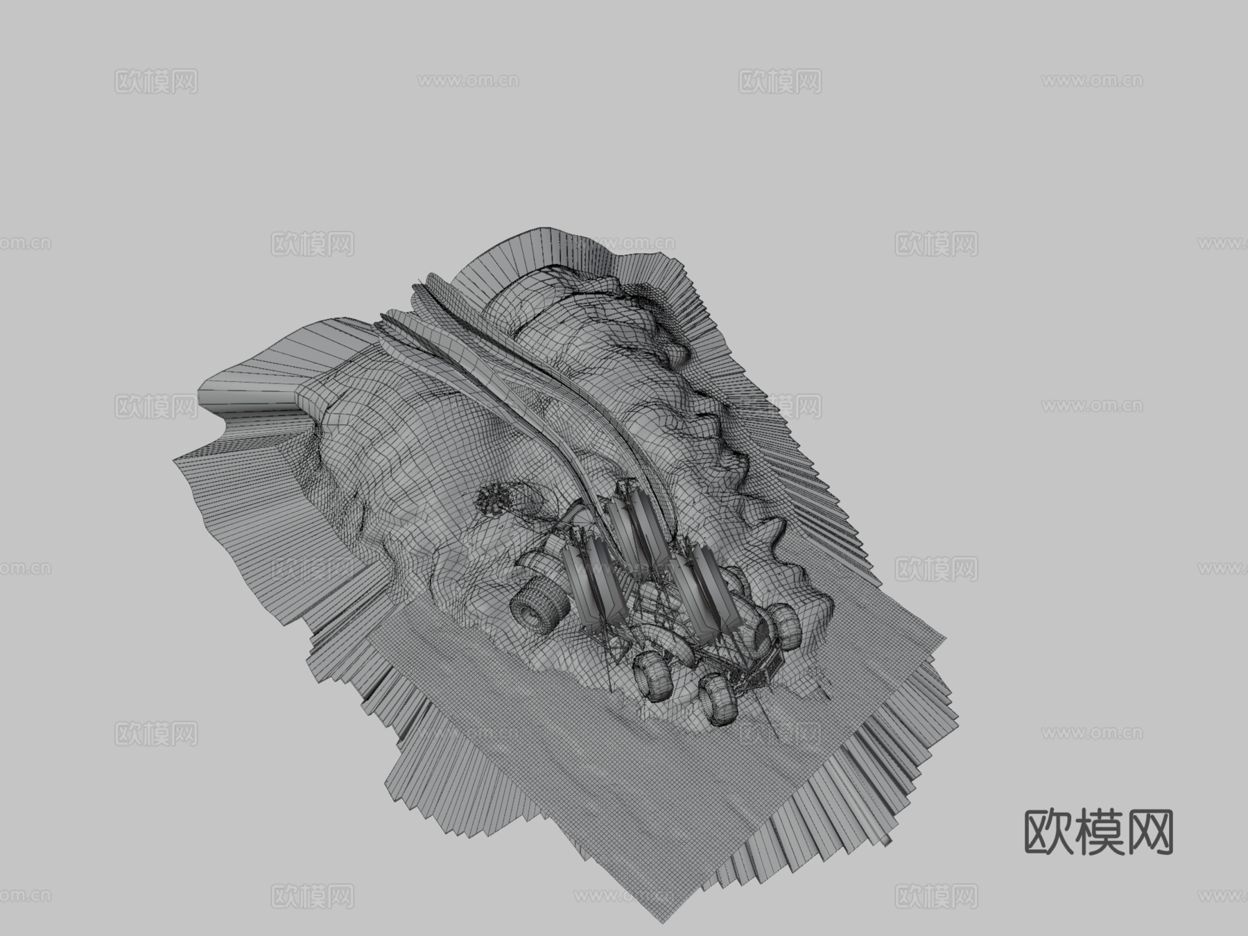 创世战车 — 幽灵猎人su模型