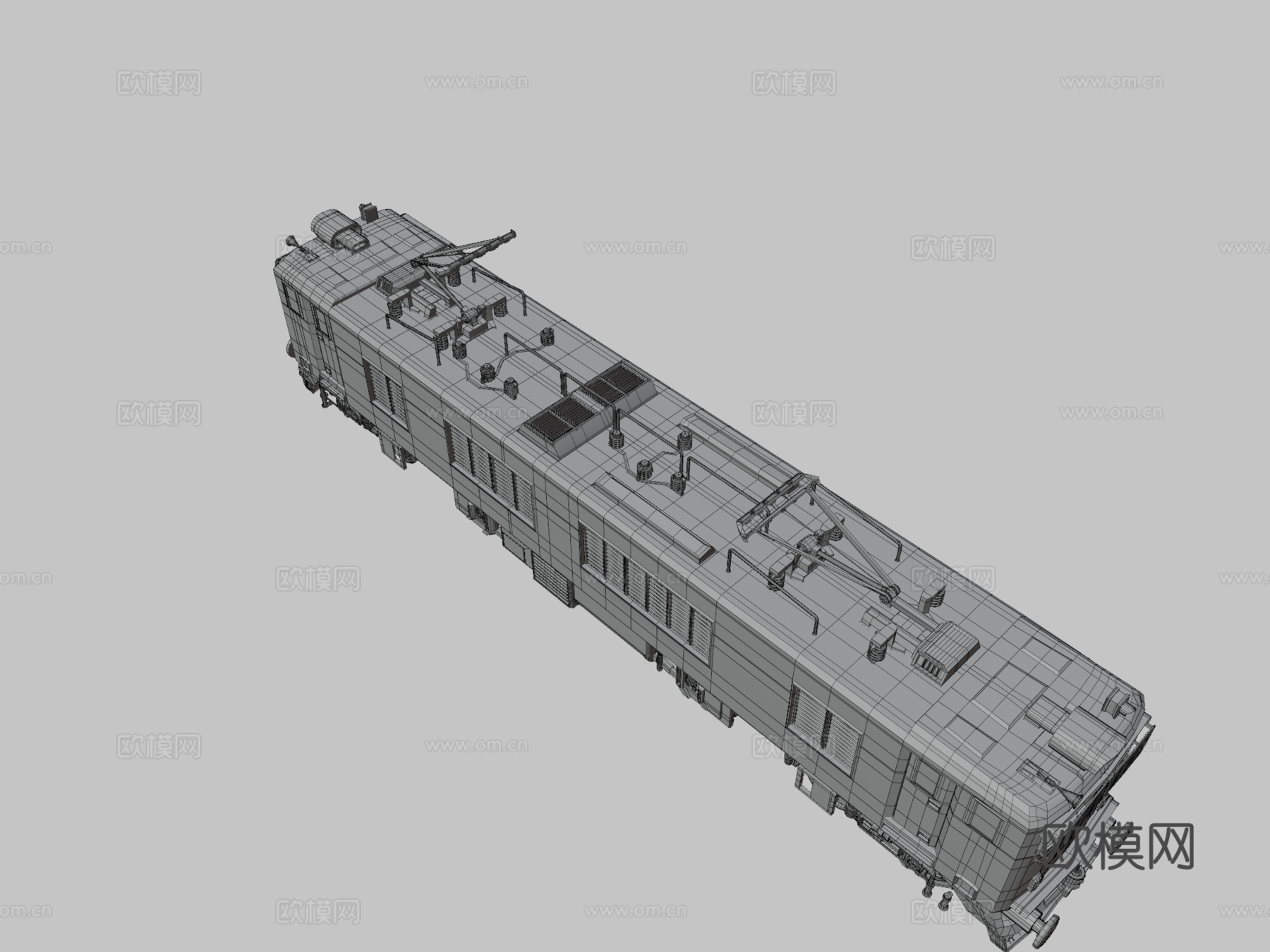 WAM-4型印度电力机车su模型