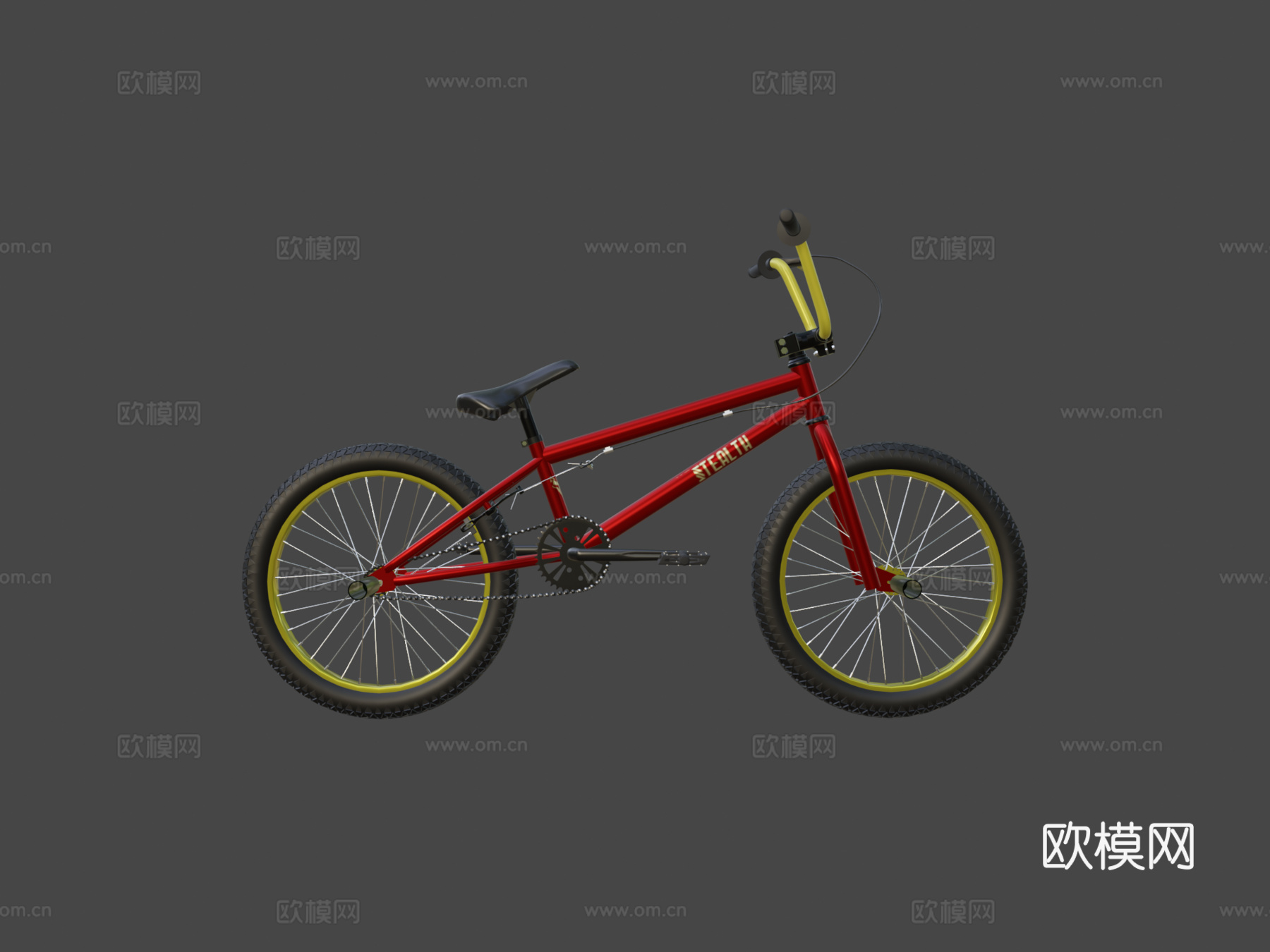 BMX小轮车su模型