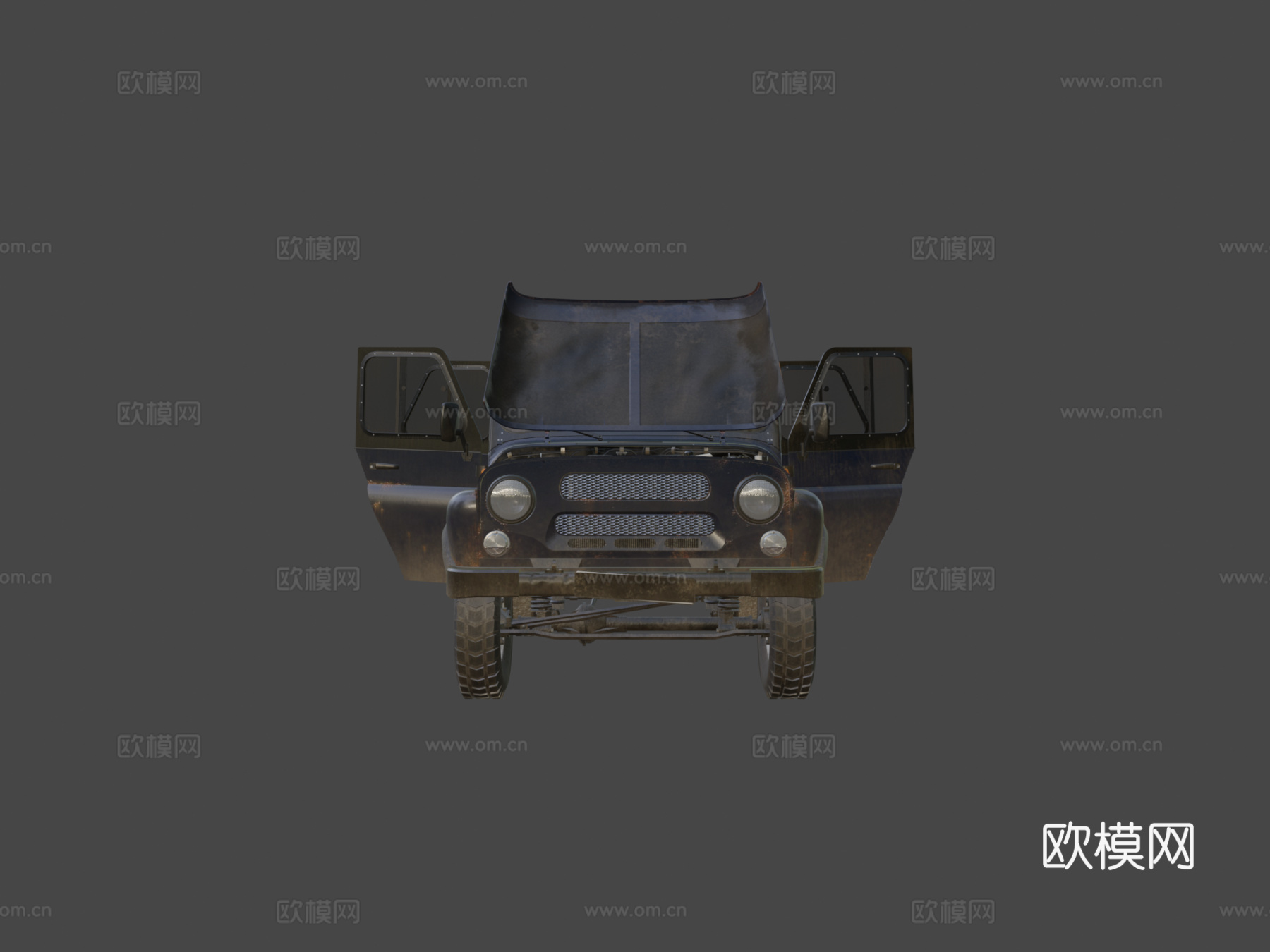 UZA 5131带开门版su模型