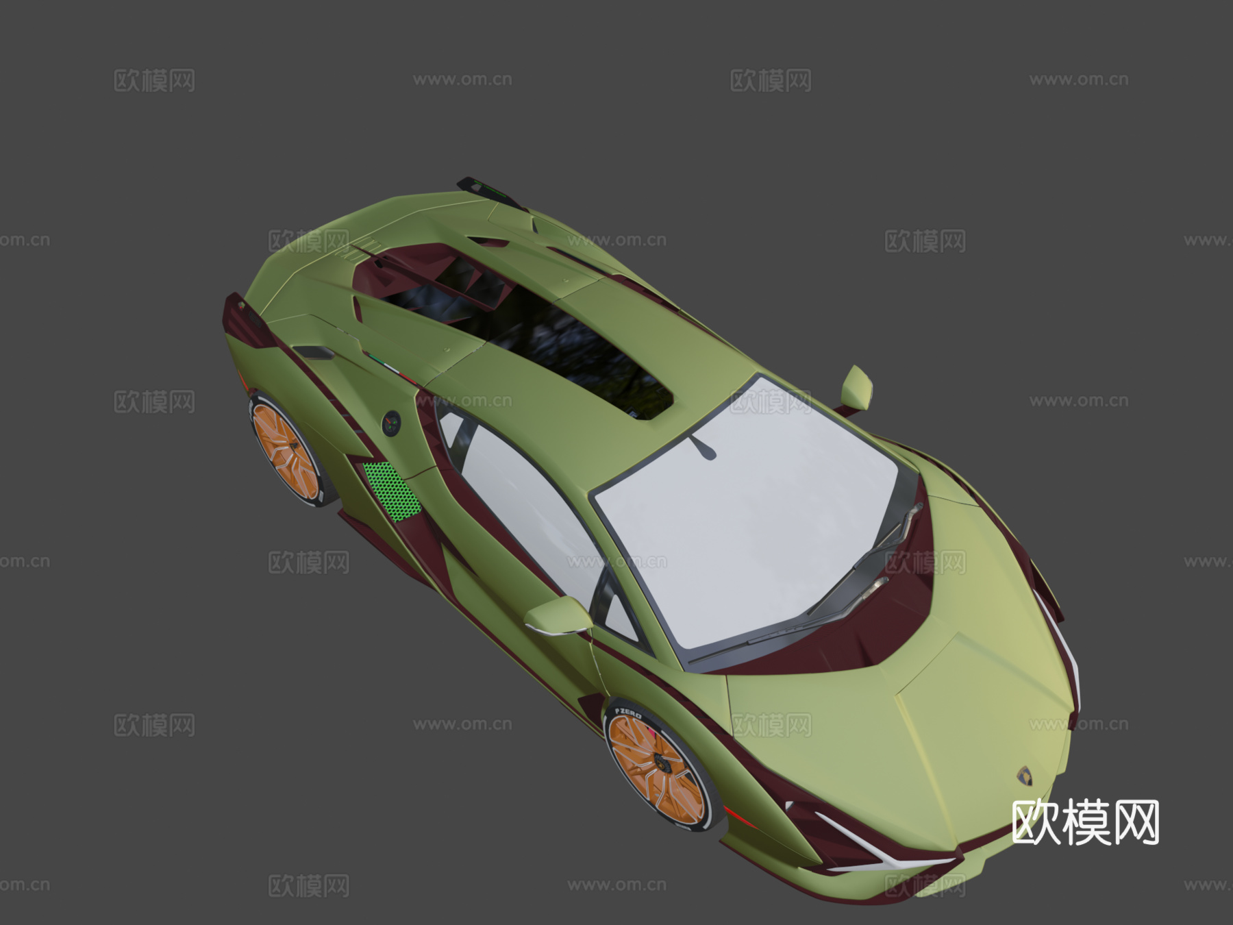 兰博基尼Sian FKP37[纹理重新上传]su模型