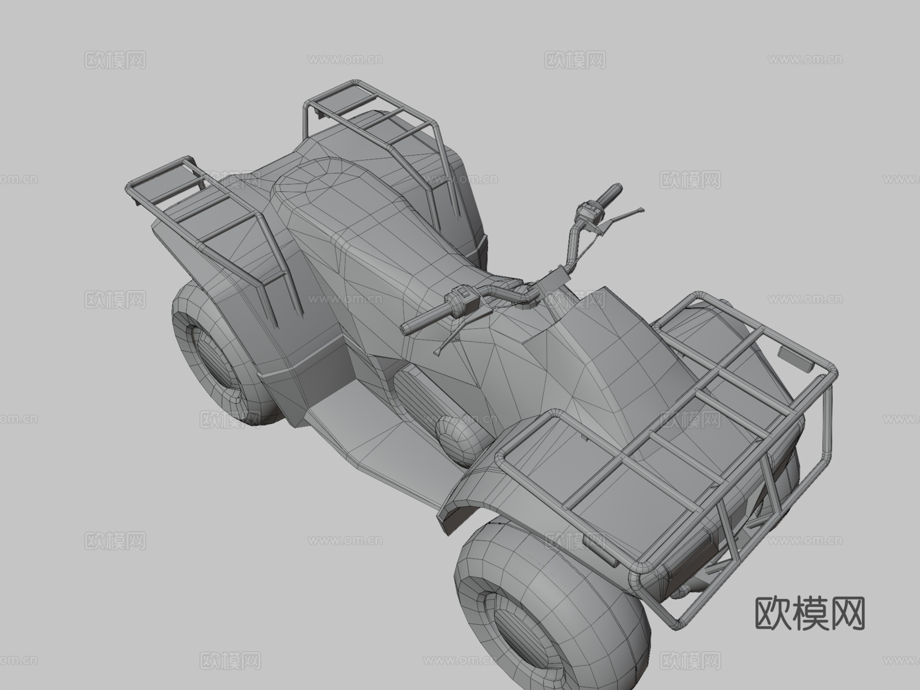 四轮摩托车3Dsu模型