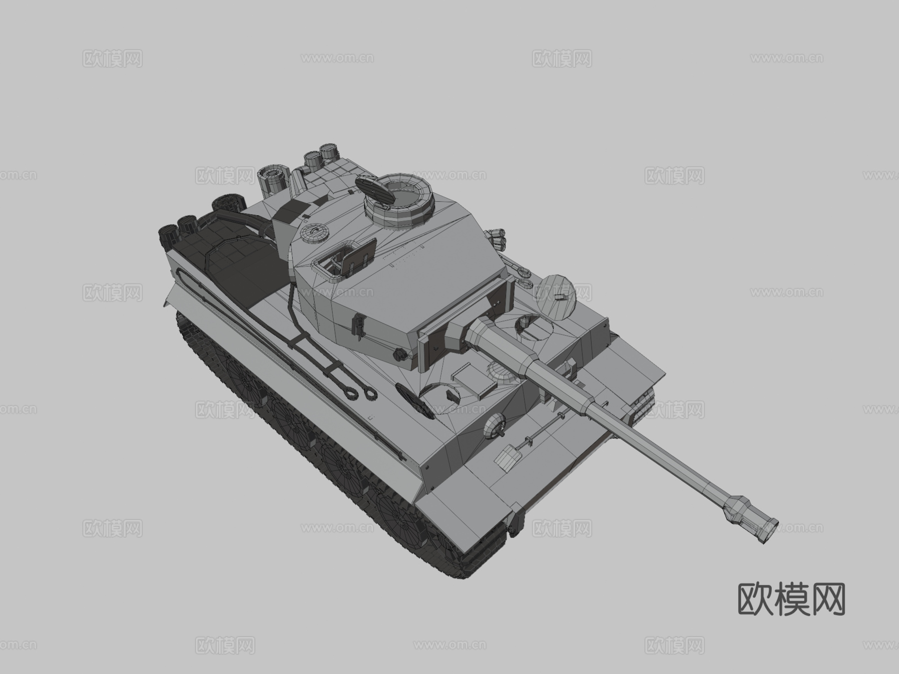 Pz6虎式1型坦克-内部su模型