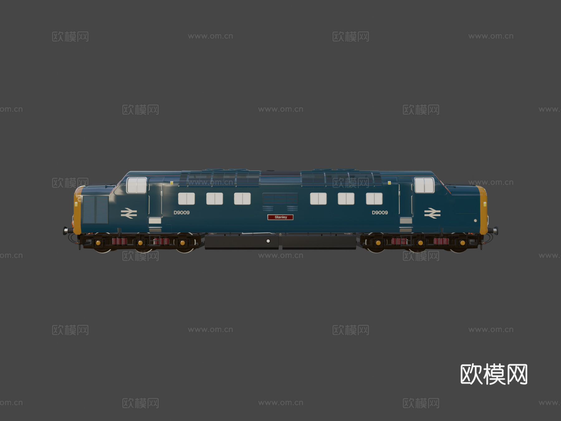 火车 - 英国铁路55级德尔蒂克su模型