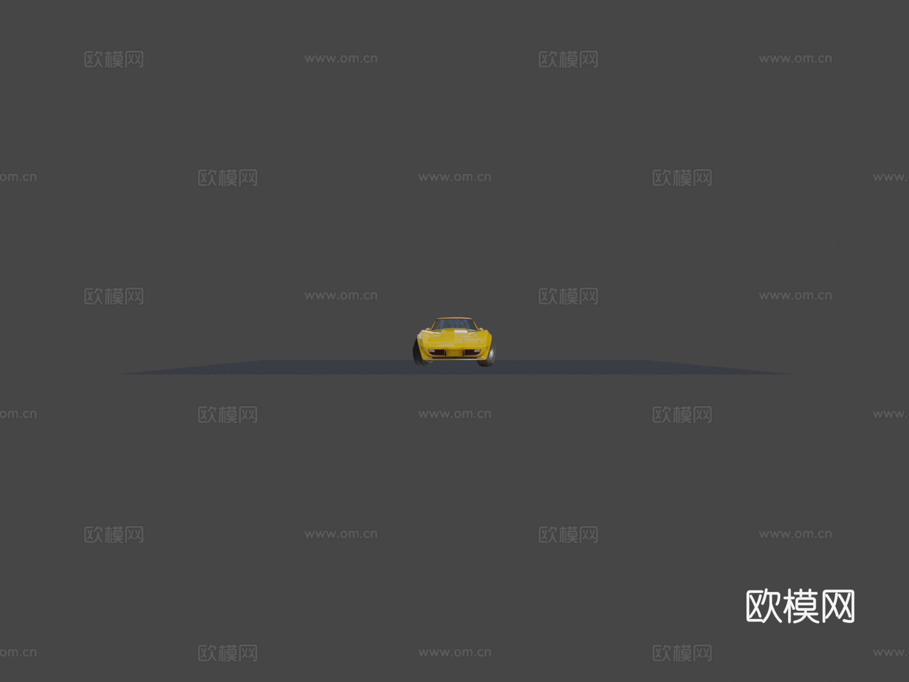 雪佛兰科尔维特 1978su模型