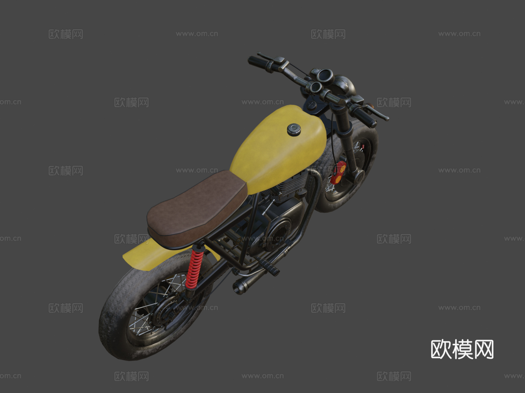 咖啡馆赛车手su模型