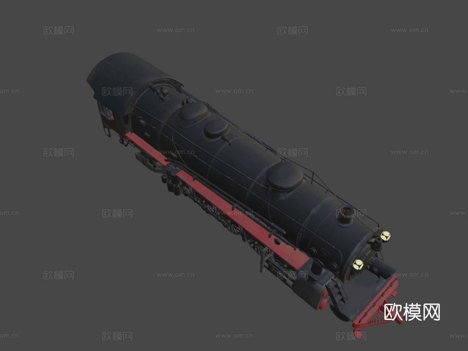 蒸汽火车su模型