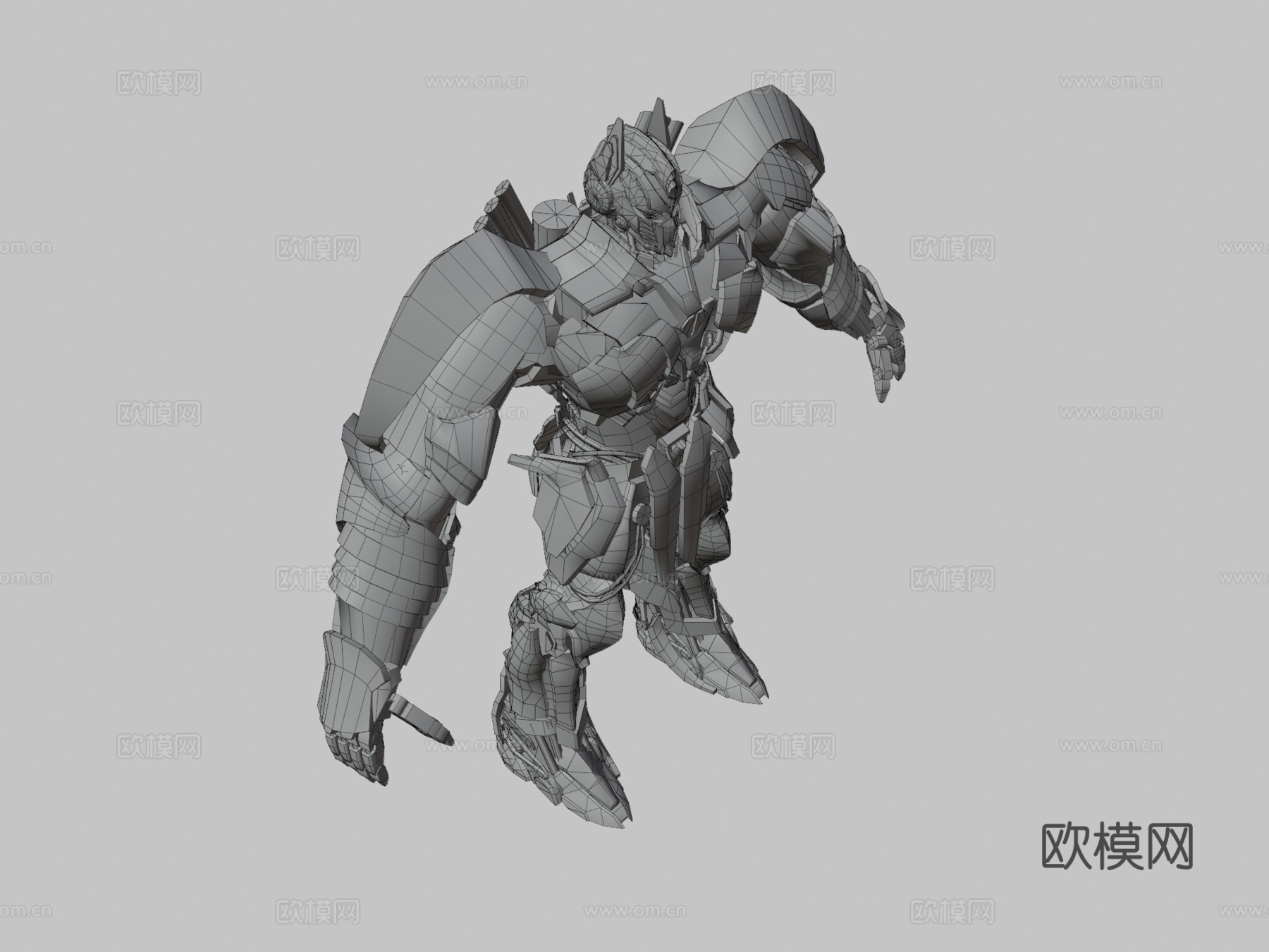 擎天柱TLK版su模型