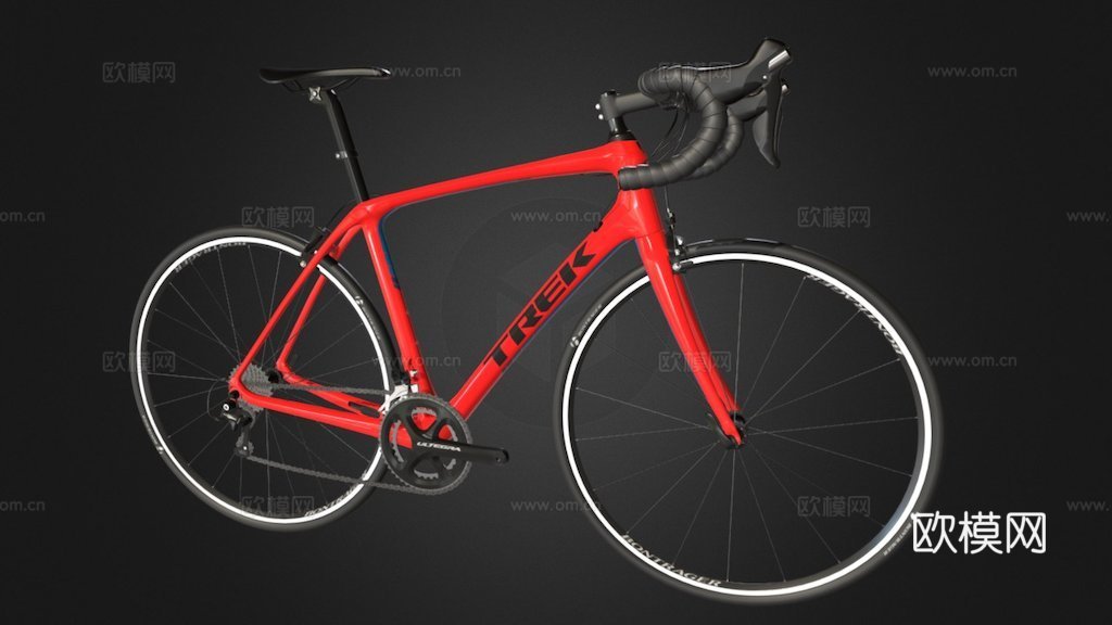 崔克自行车su模型