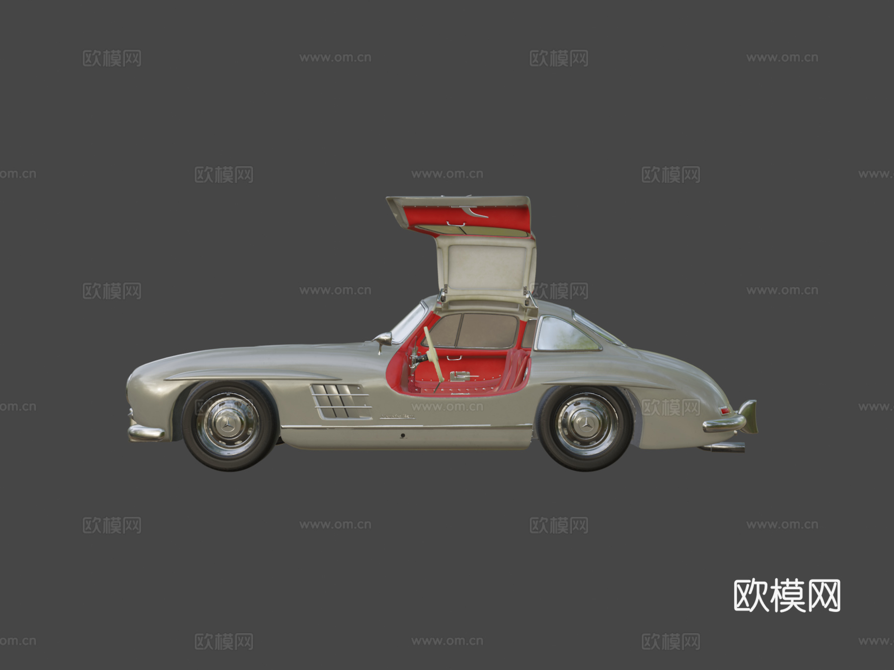 梅赛德斯-奔驰300SL鸥翼su模型