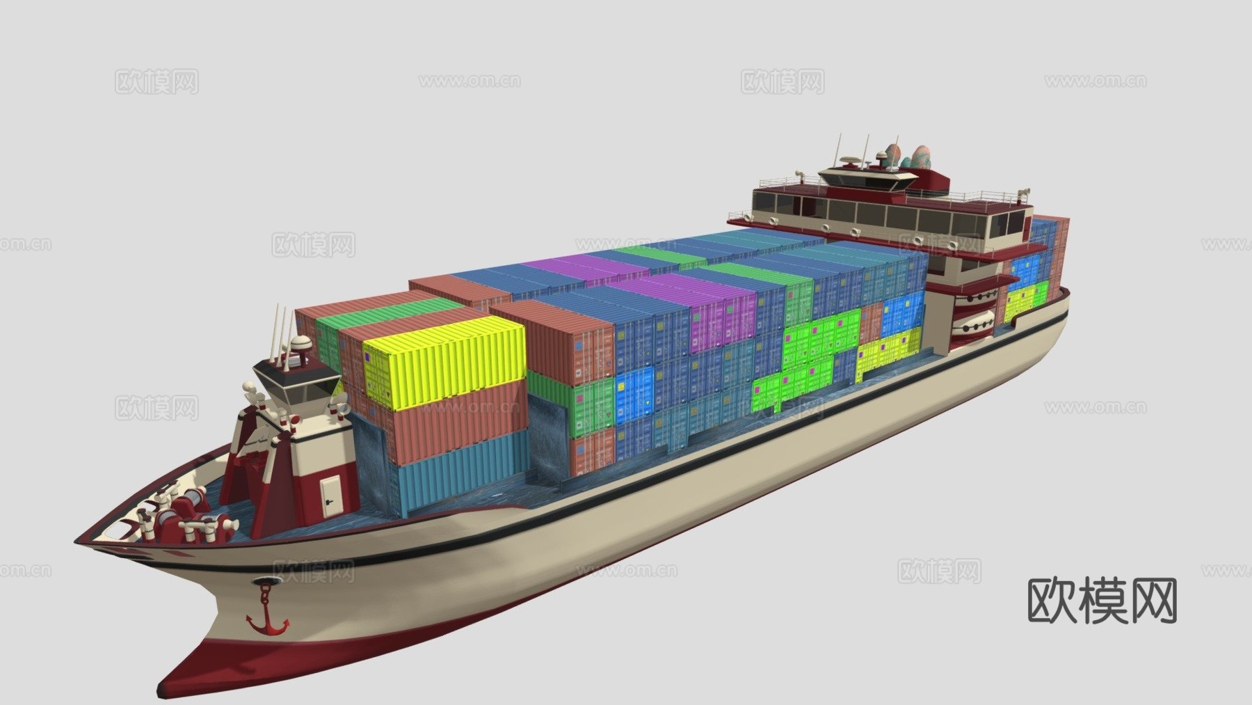 货船02su模型
