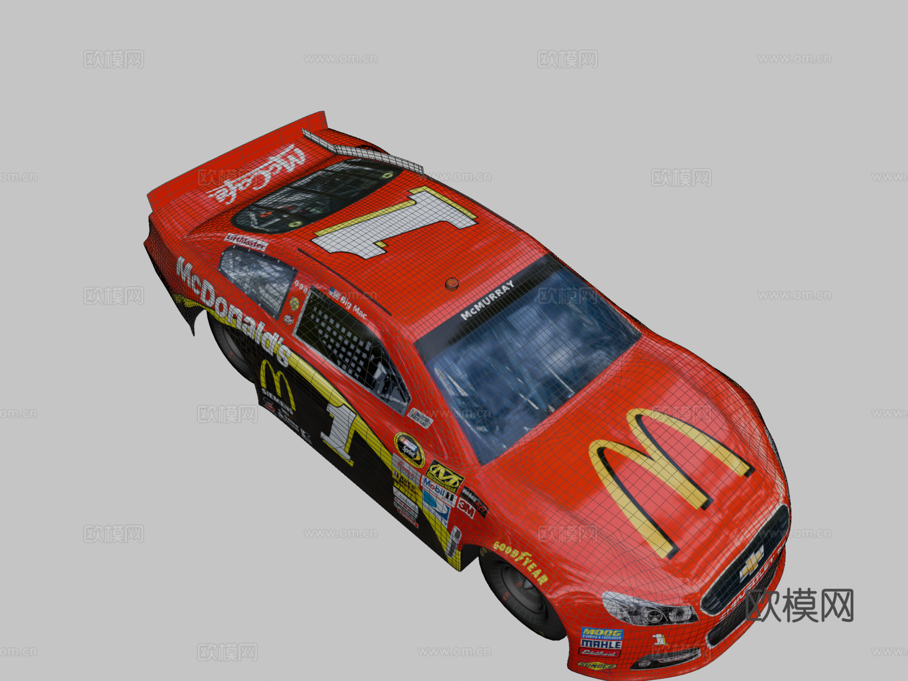 雪佛兰SS纳斯卡赛车su模型