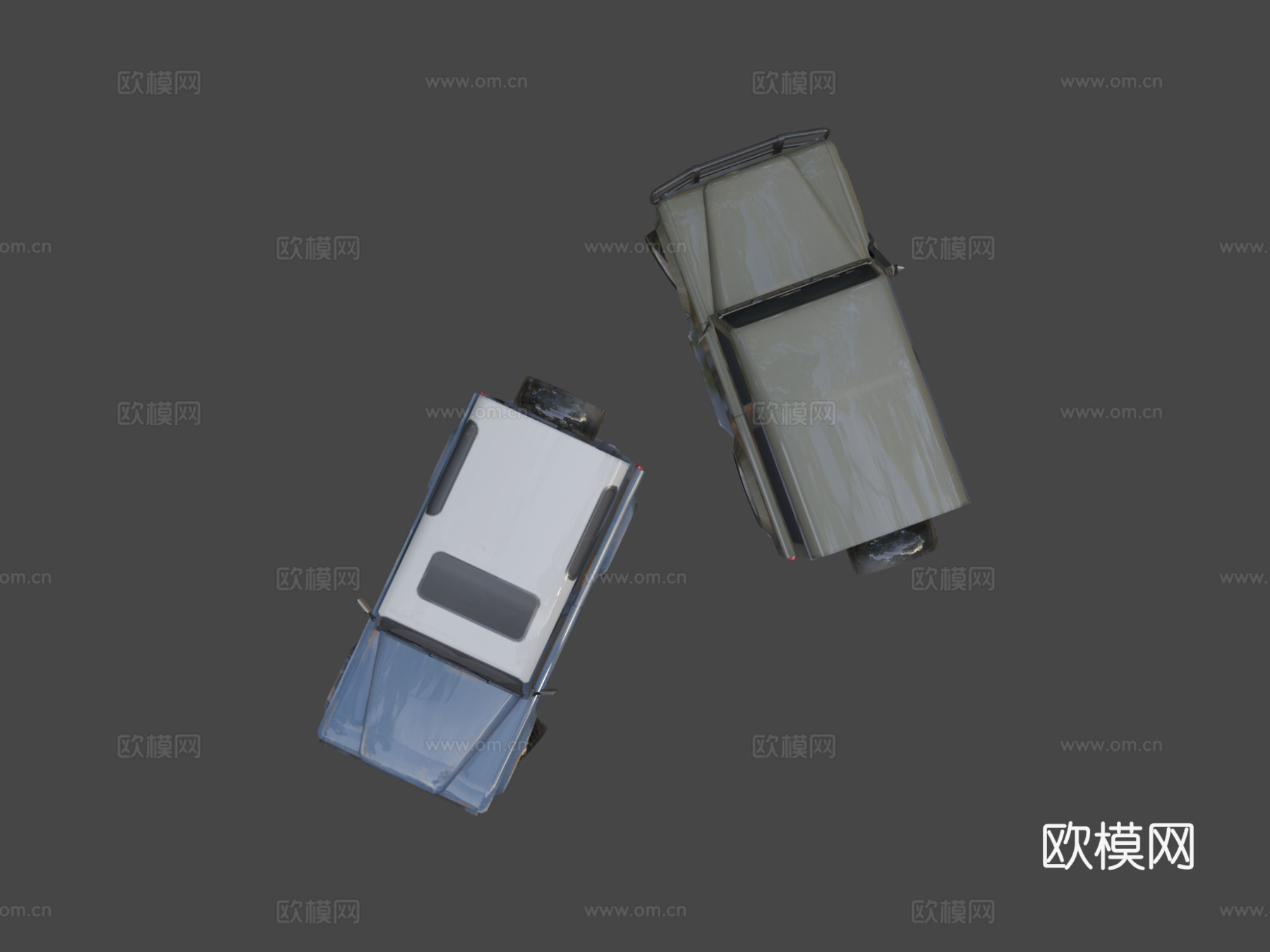 '89路虎卫士90su模型