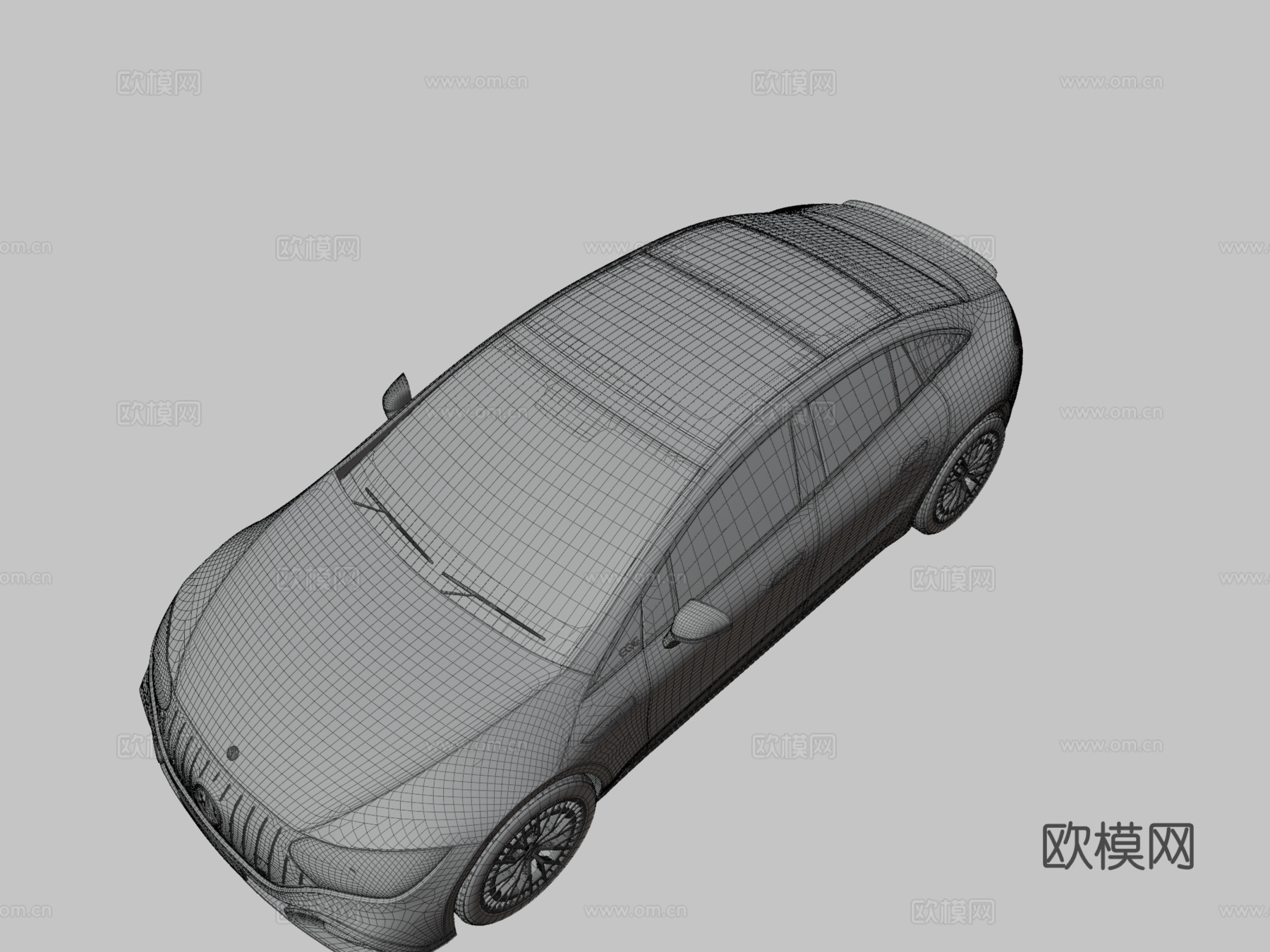 梅赛德斯奔驰EQE AMGsu模型