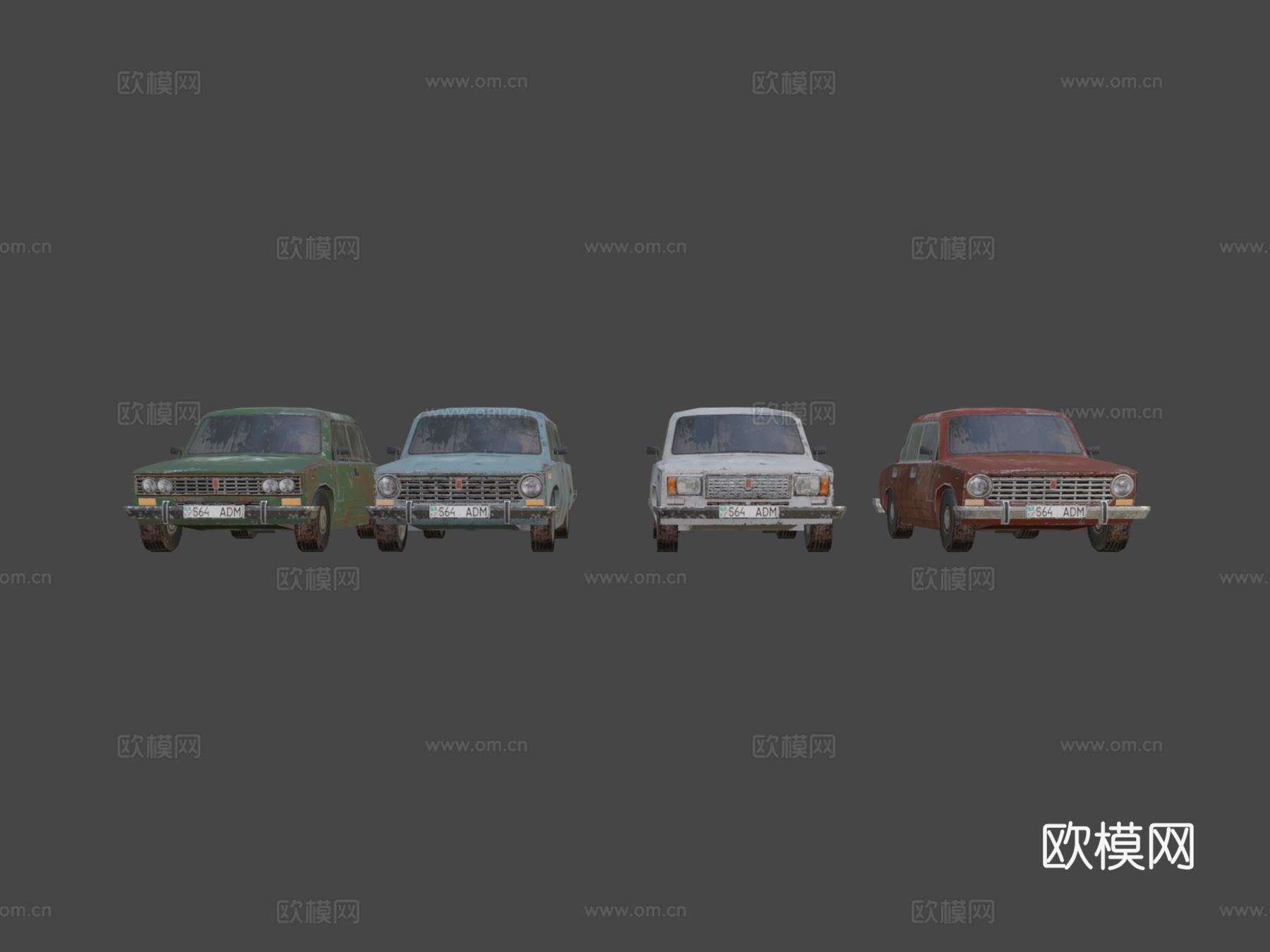 日古利苏联汽车su模型