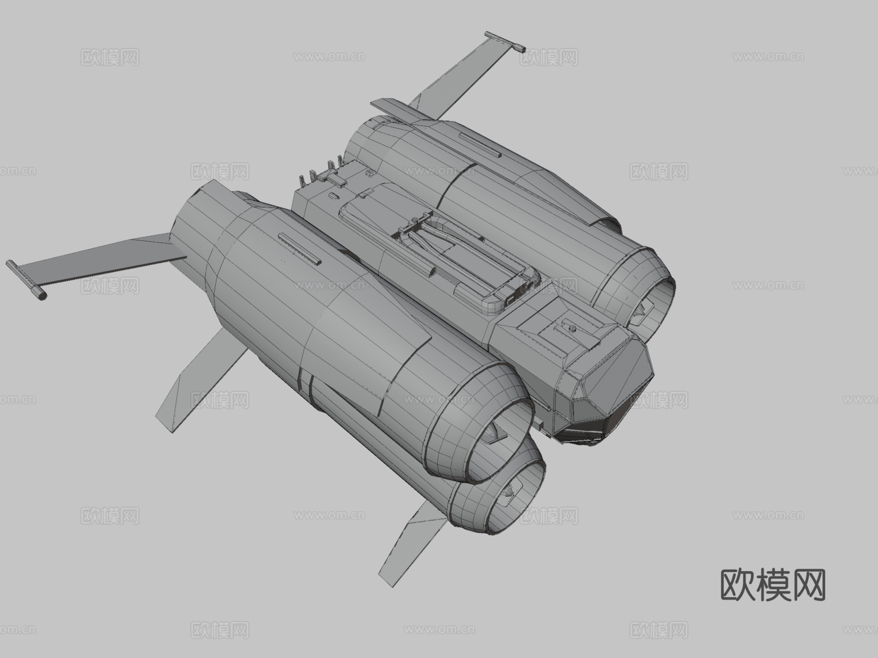 星球大战 - 四联跳跃者su模型