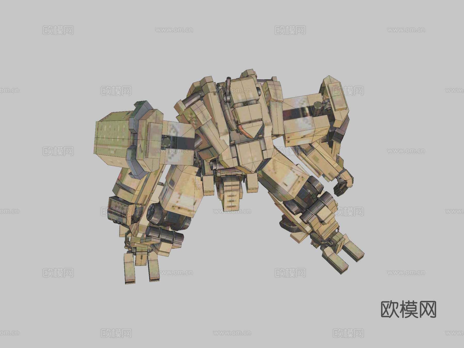 战争前线机甲概念su模型