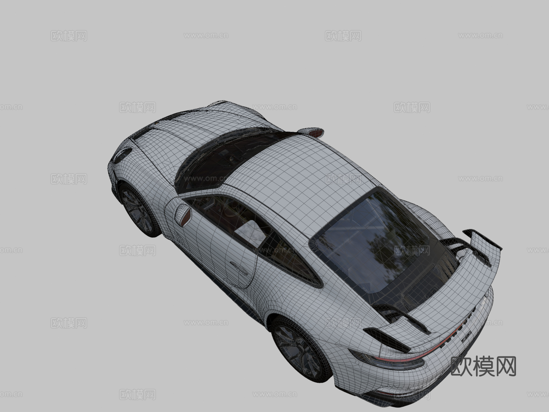 保时捷911 GT3（极高品质）su模型