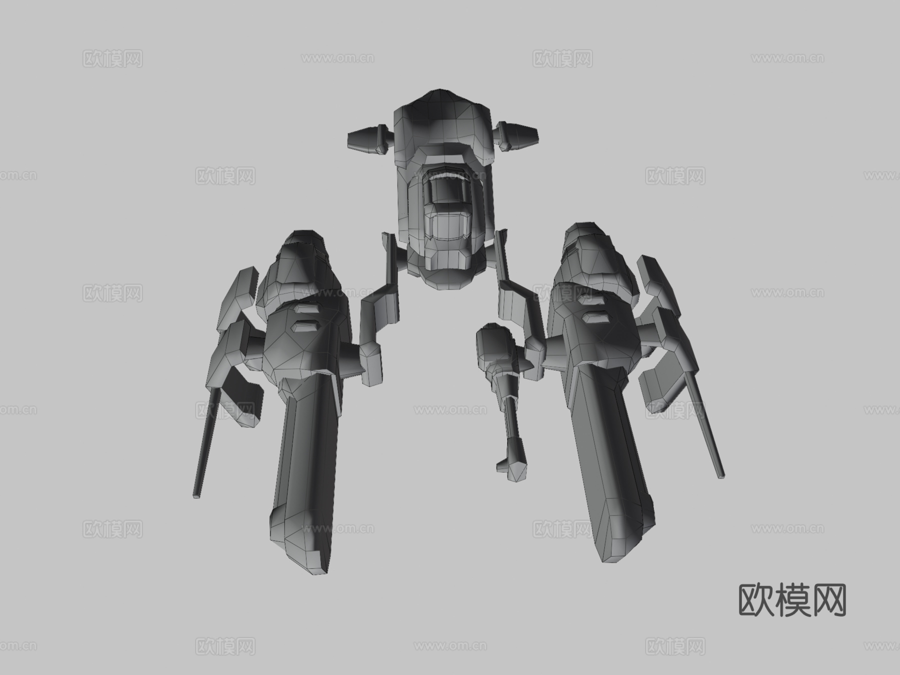 太空船建造器su模型