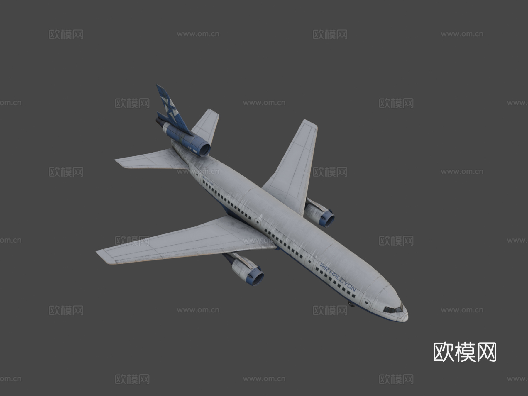 DC-10（废弃客机）su模型