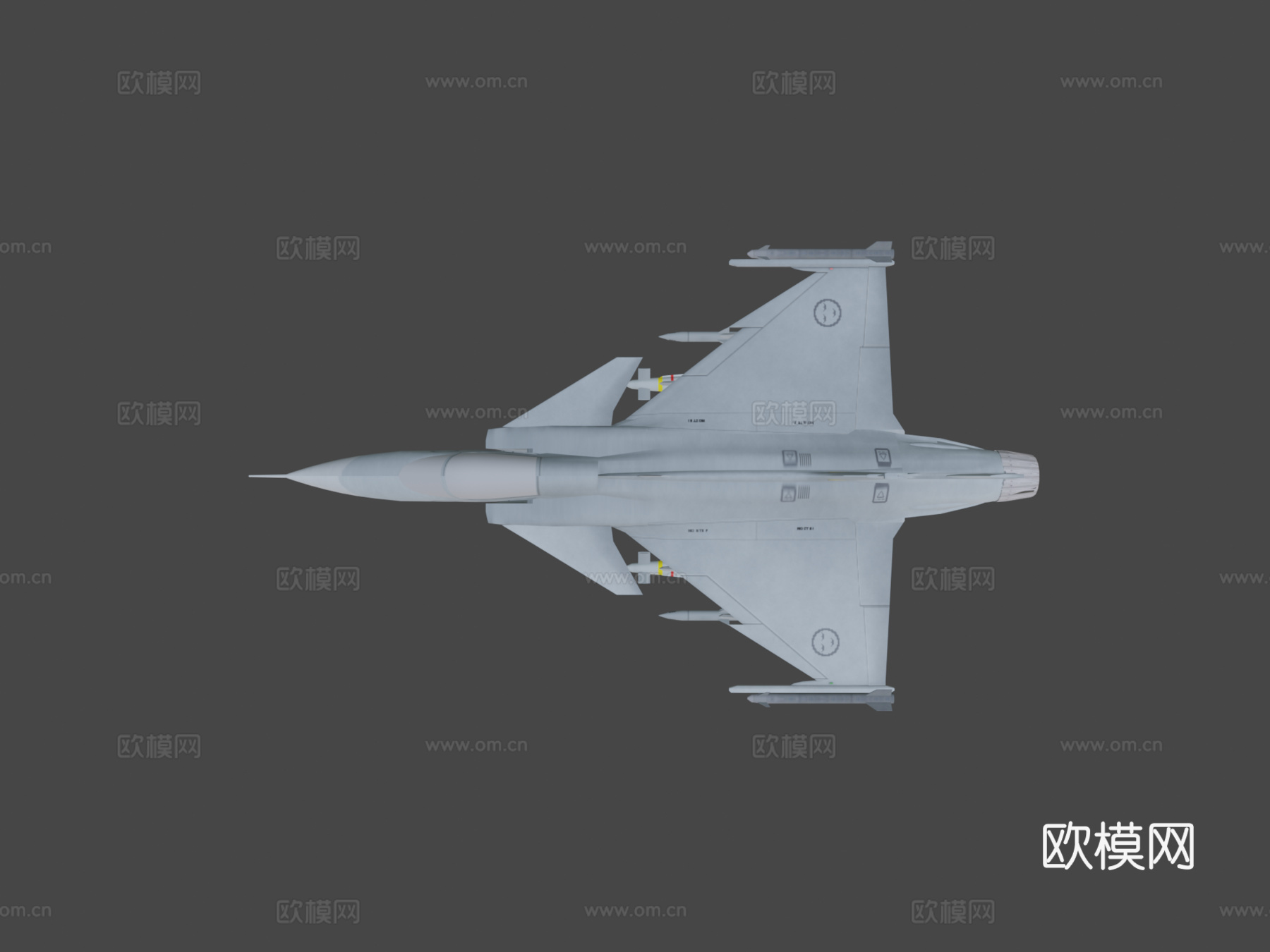 JAS39鹰狮战斗机su模型