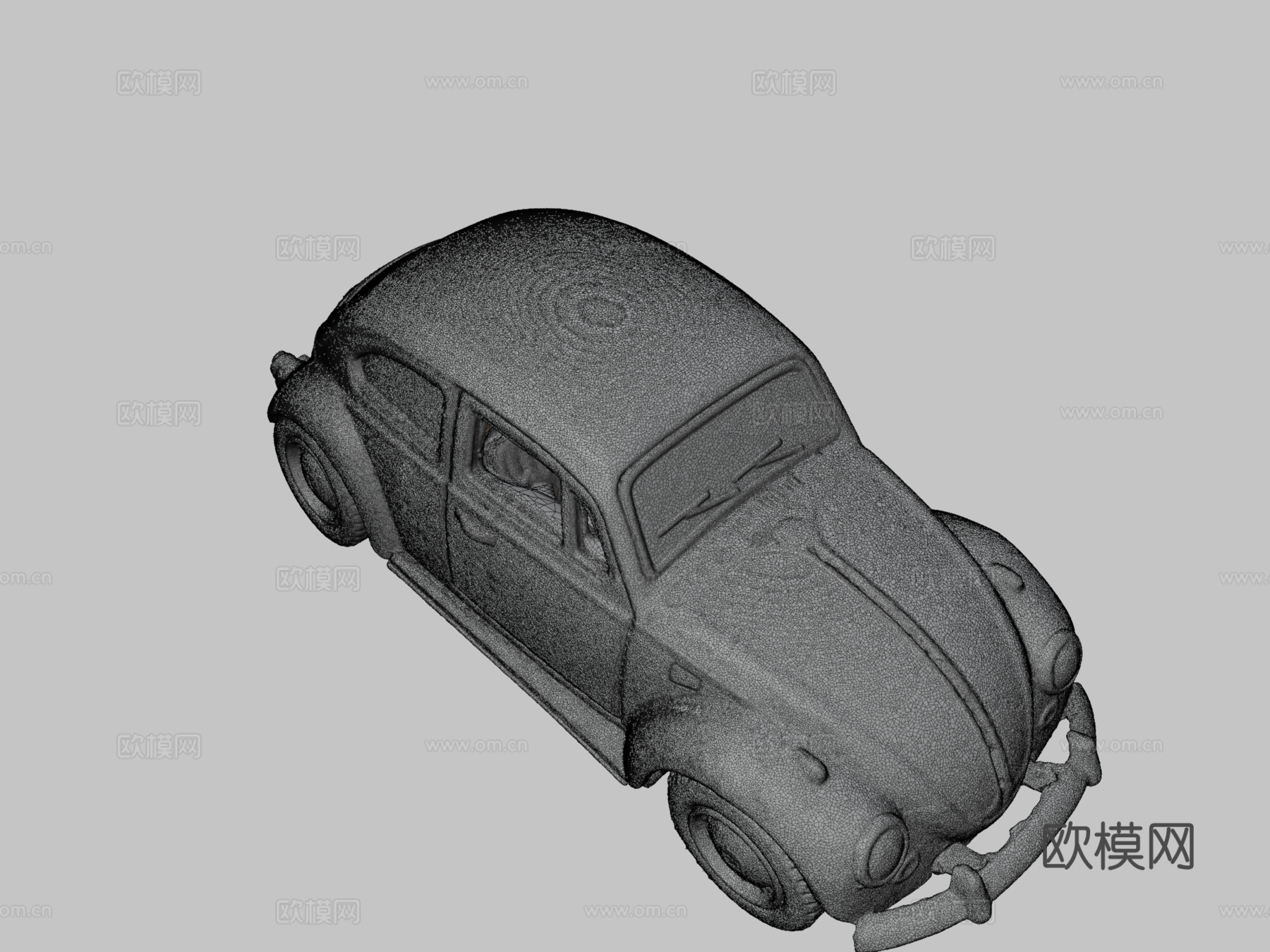 大众甲壳虫'67玩具车su模型