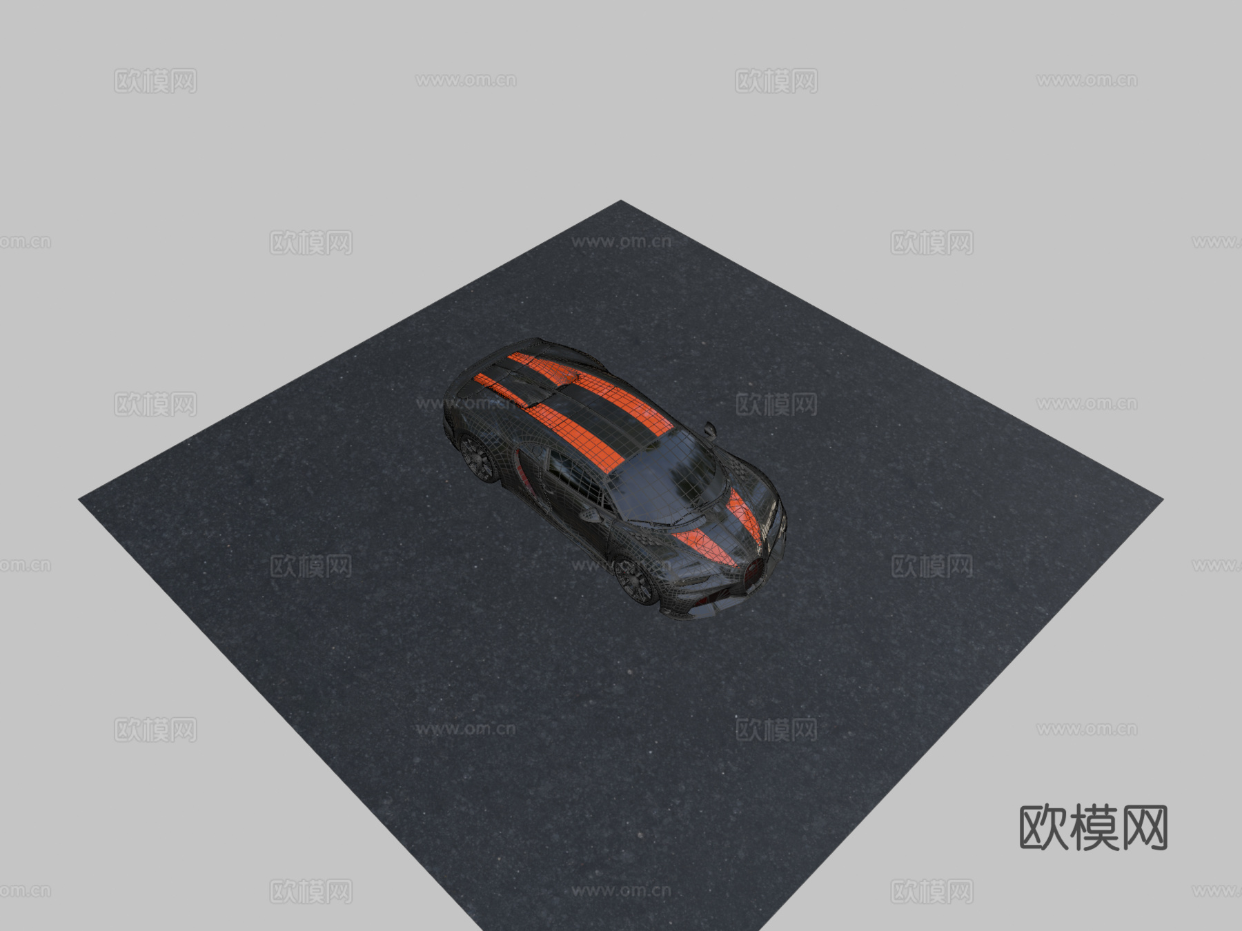 布加迪Chiron超级运动300+su模型