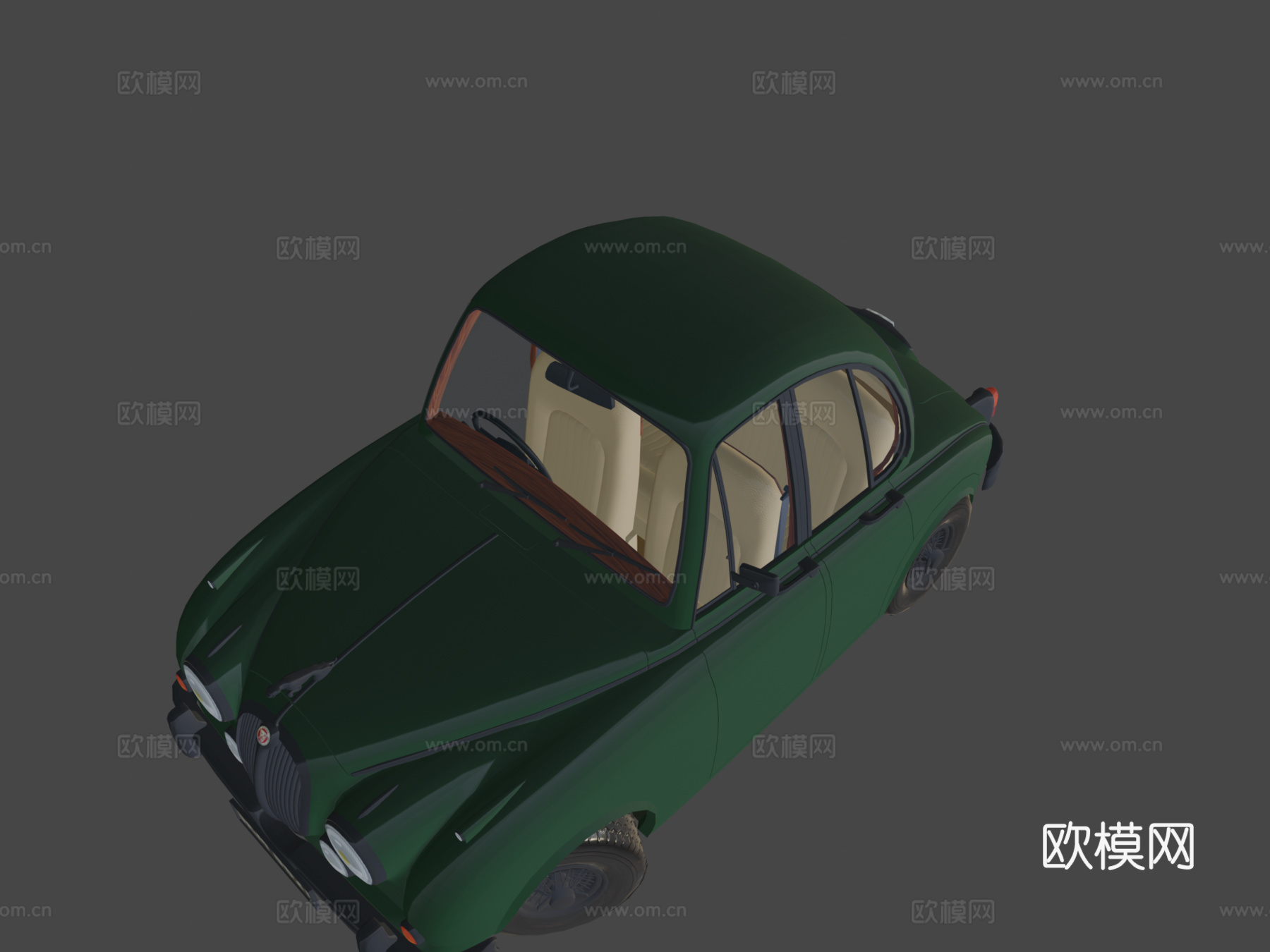 捷豹MK2卡通风格化su模型