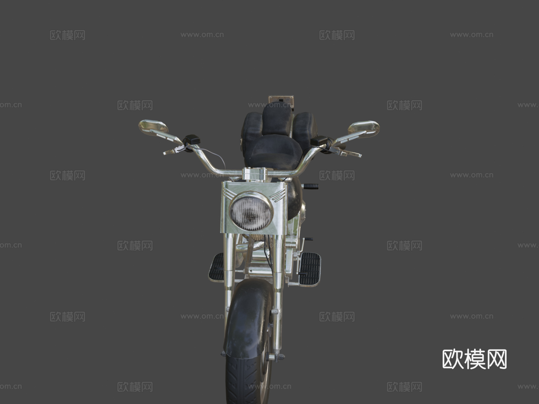 哈雷戴维森肥仔1990摩托车su模型