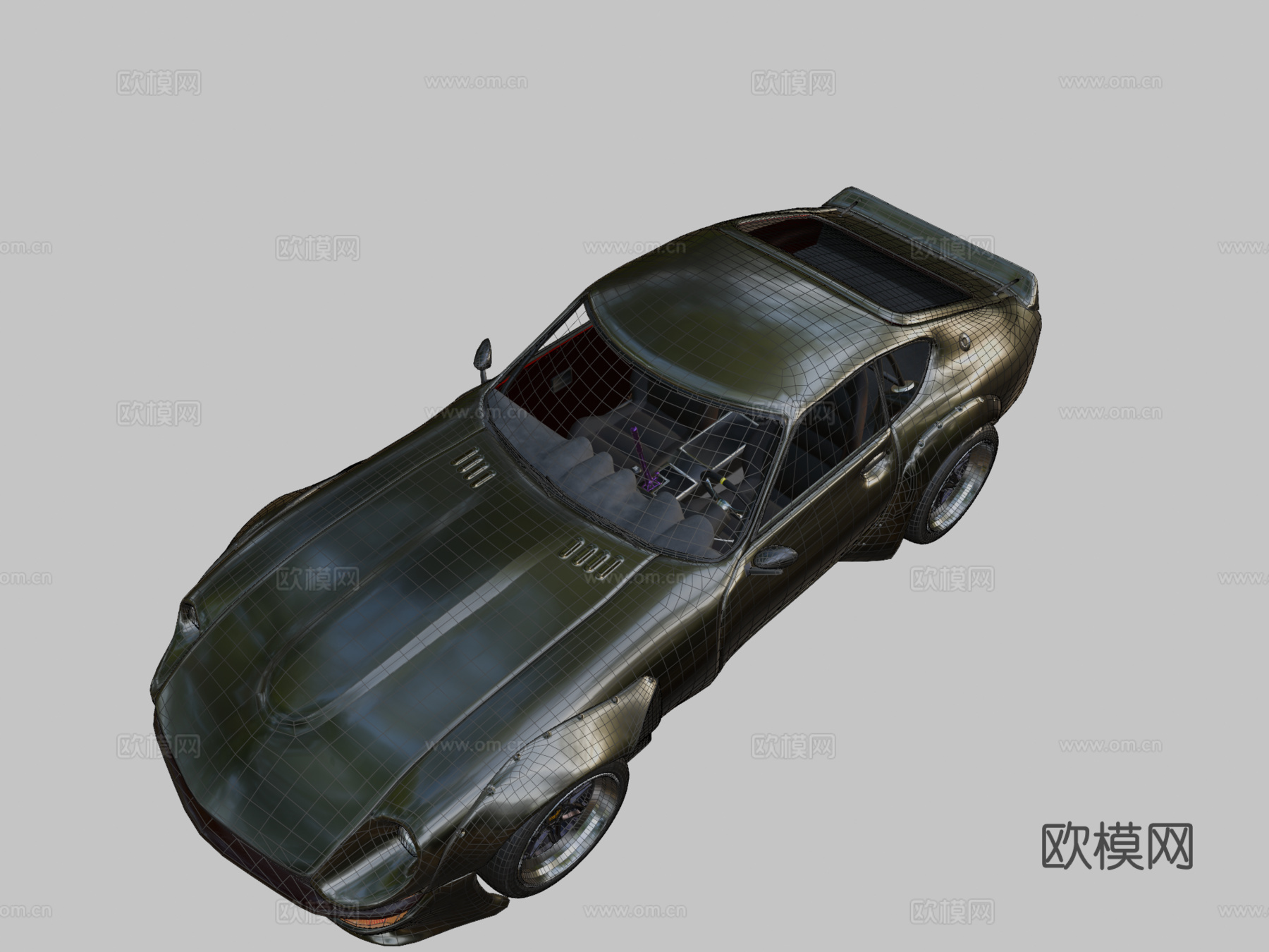 日产240z火箭兔su模型