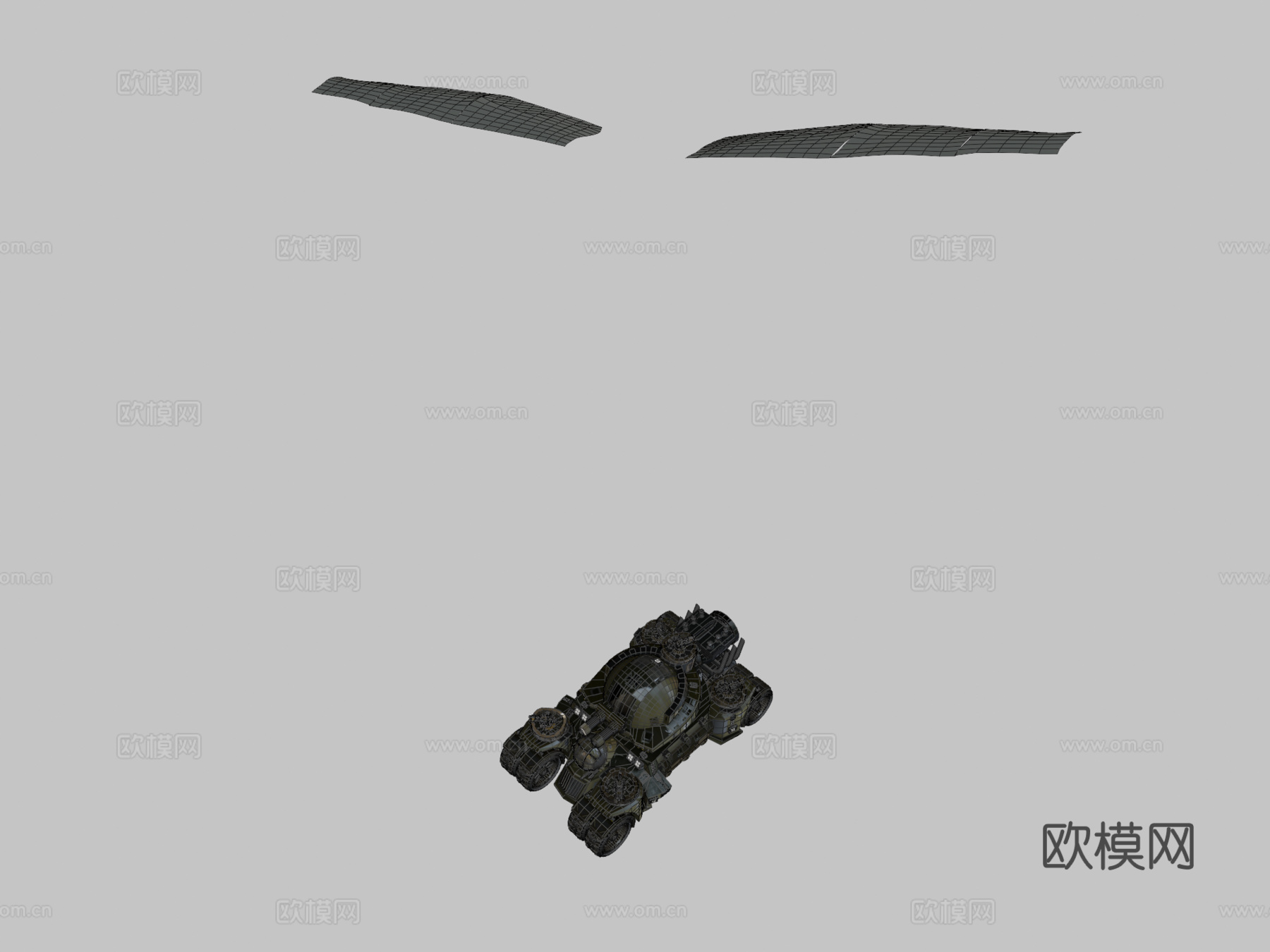 动画版德国超级坦克su模型