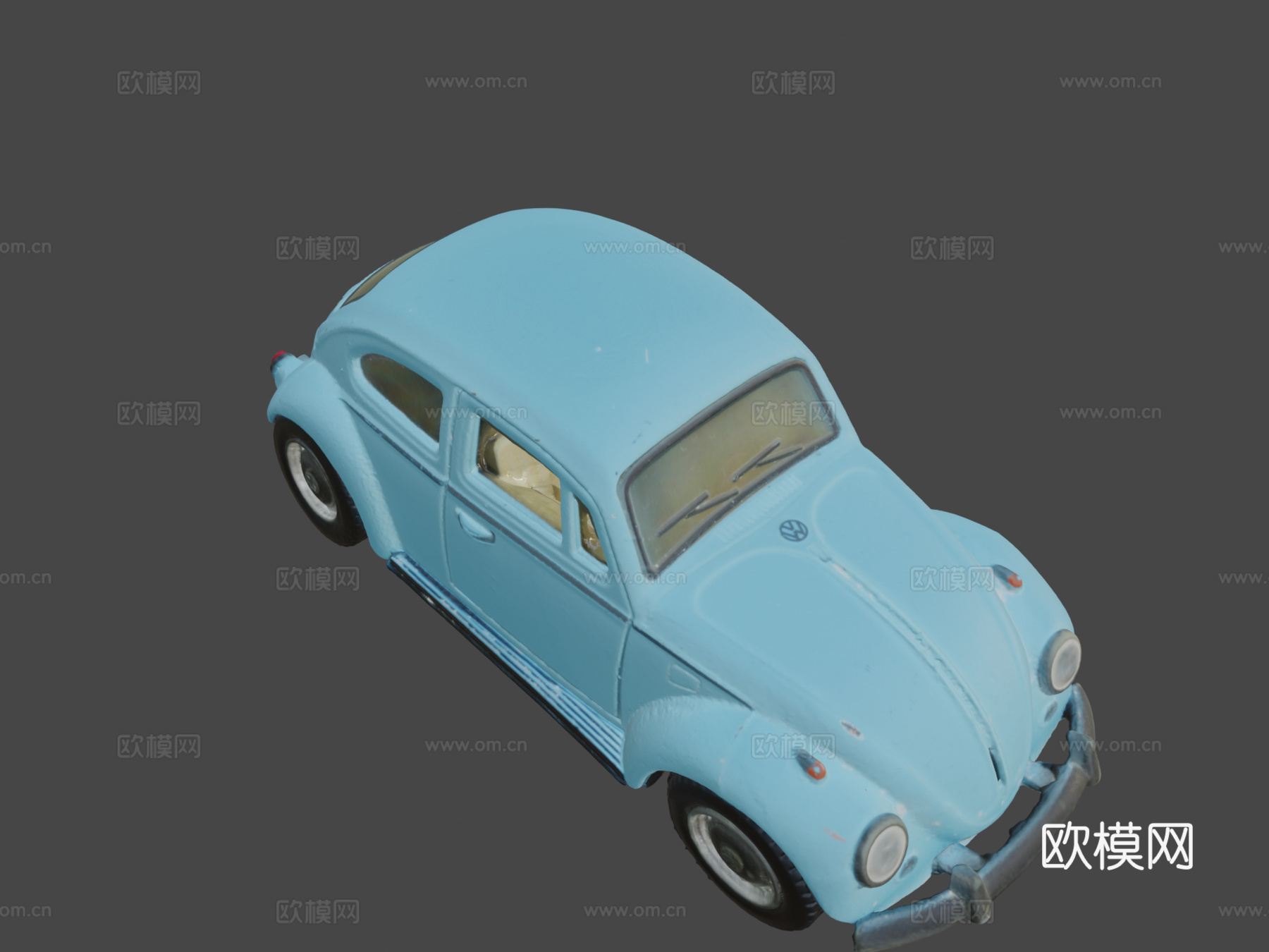 大众甲壳虫'67玩具车su模型