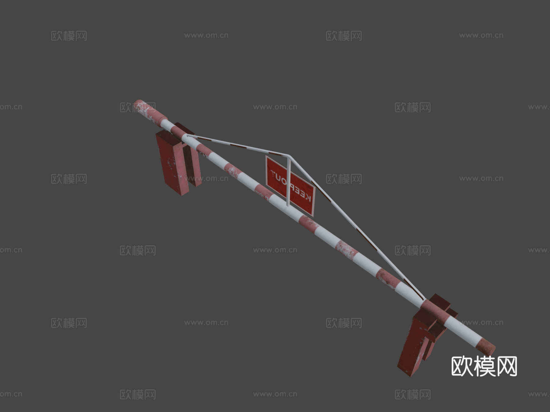 道路屏障su模型