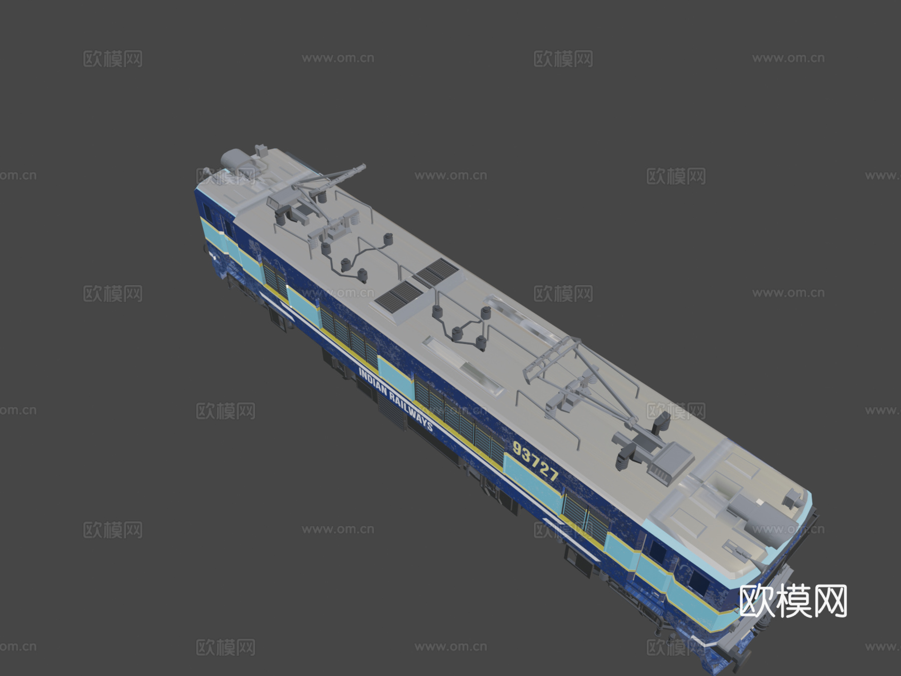 WAM-4型印度电力机车su模型