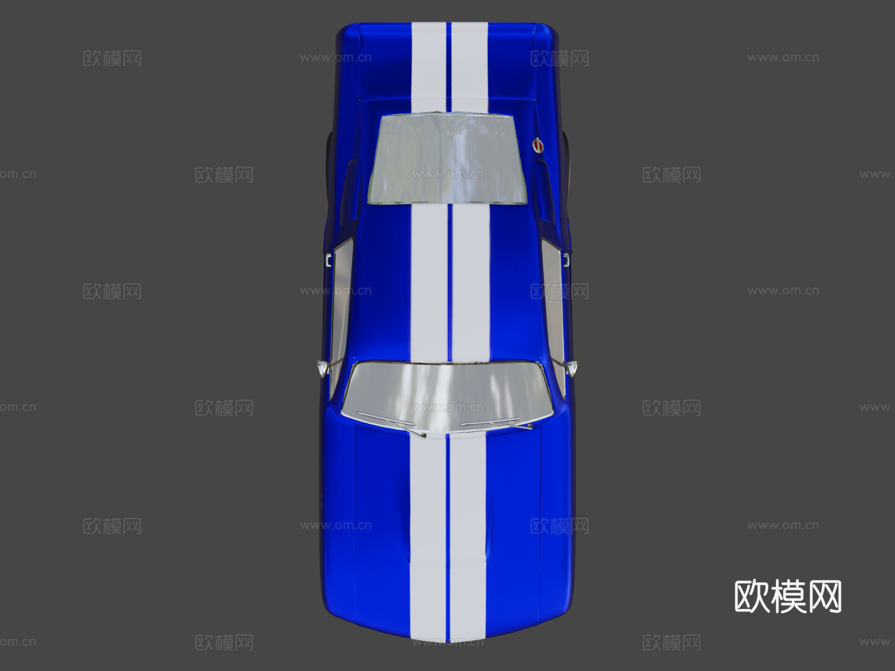 '67款野马su模型