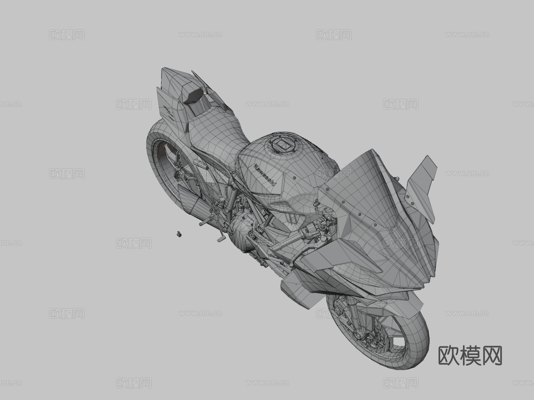 川崎H2R三维模型su模型