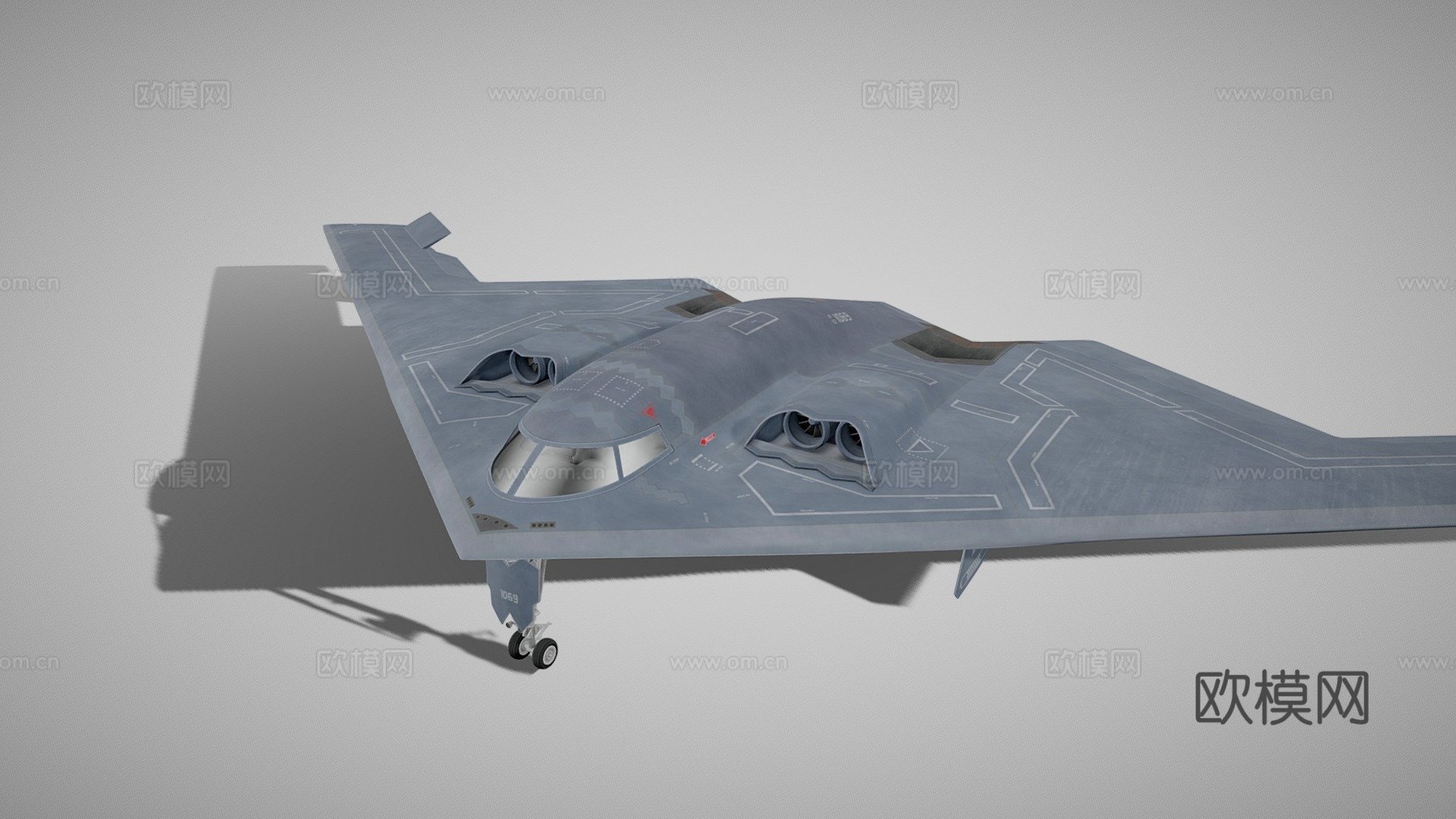 B2幽灵轰炸机su模型