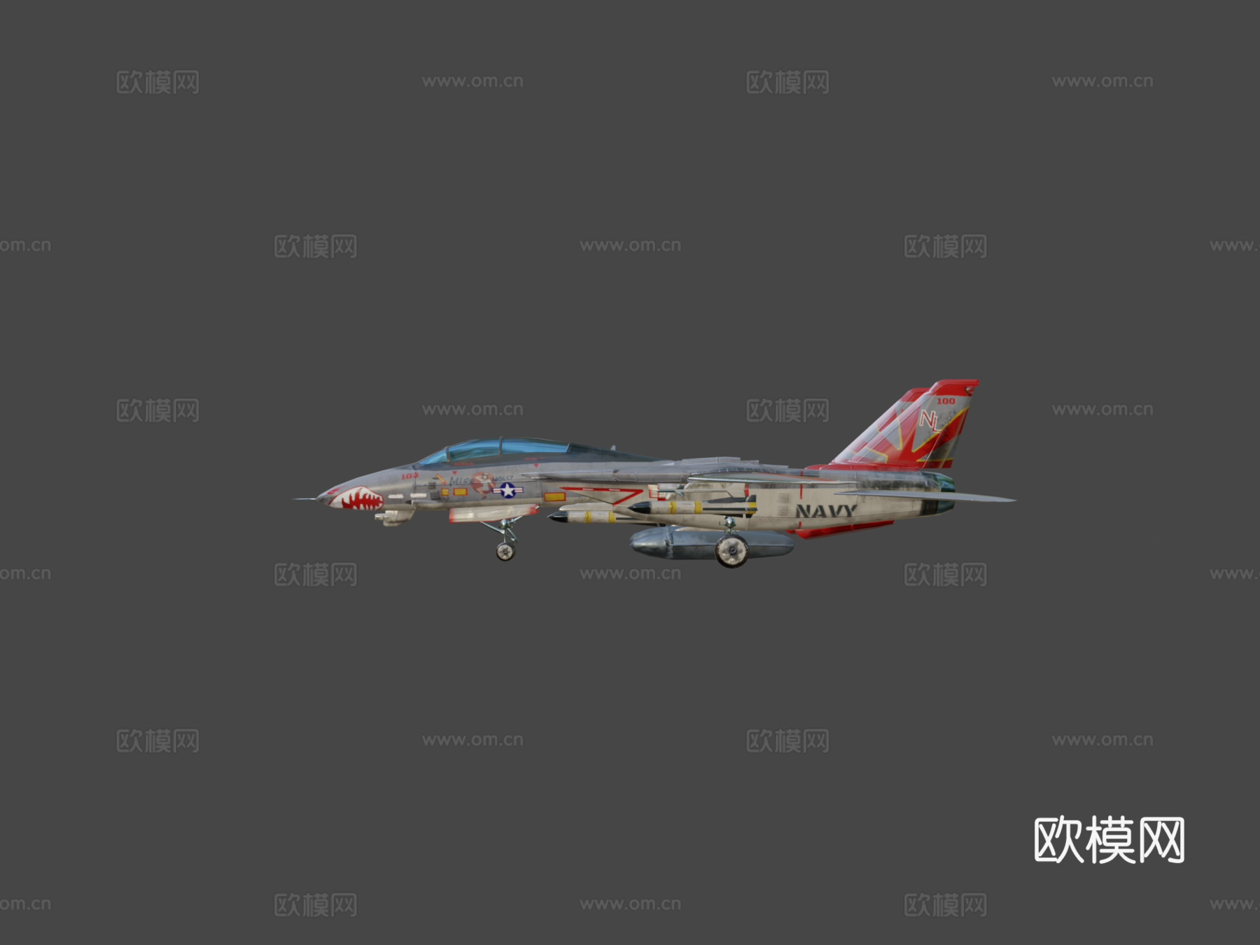 F-14雄猫战斗机su模型