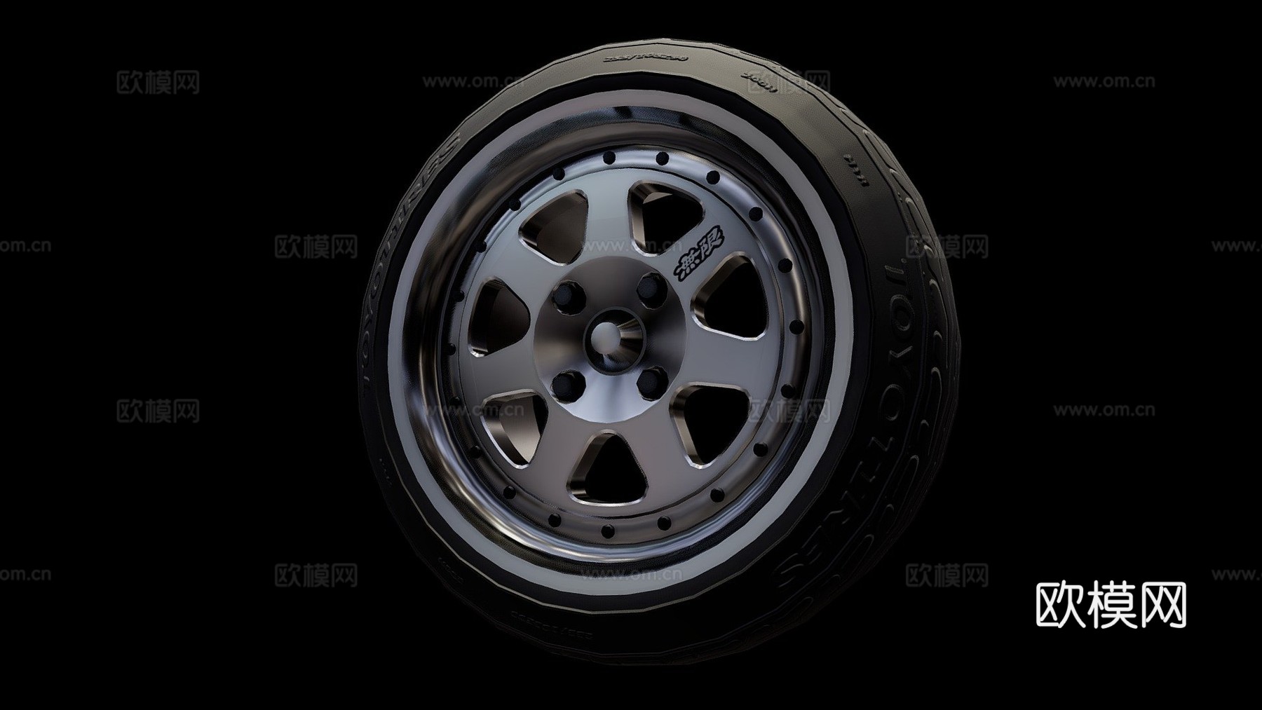 无限M7改装车轮su模型